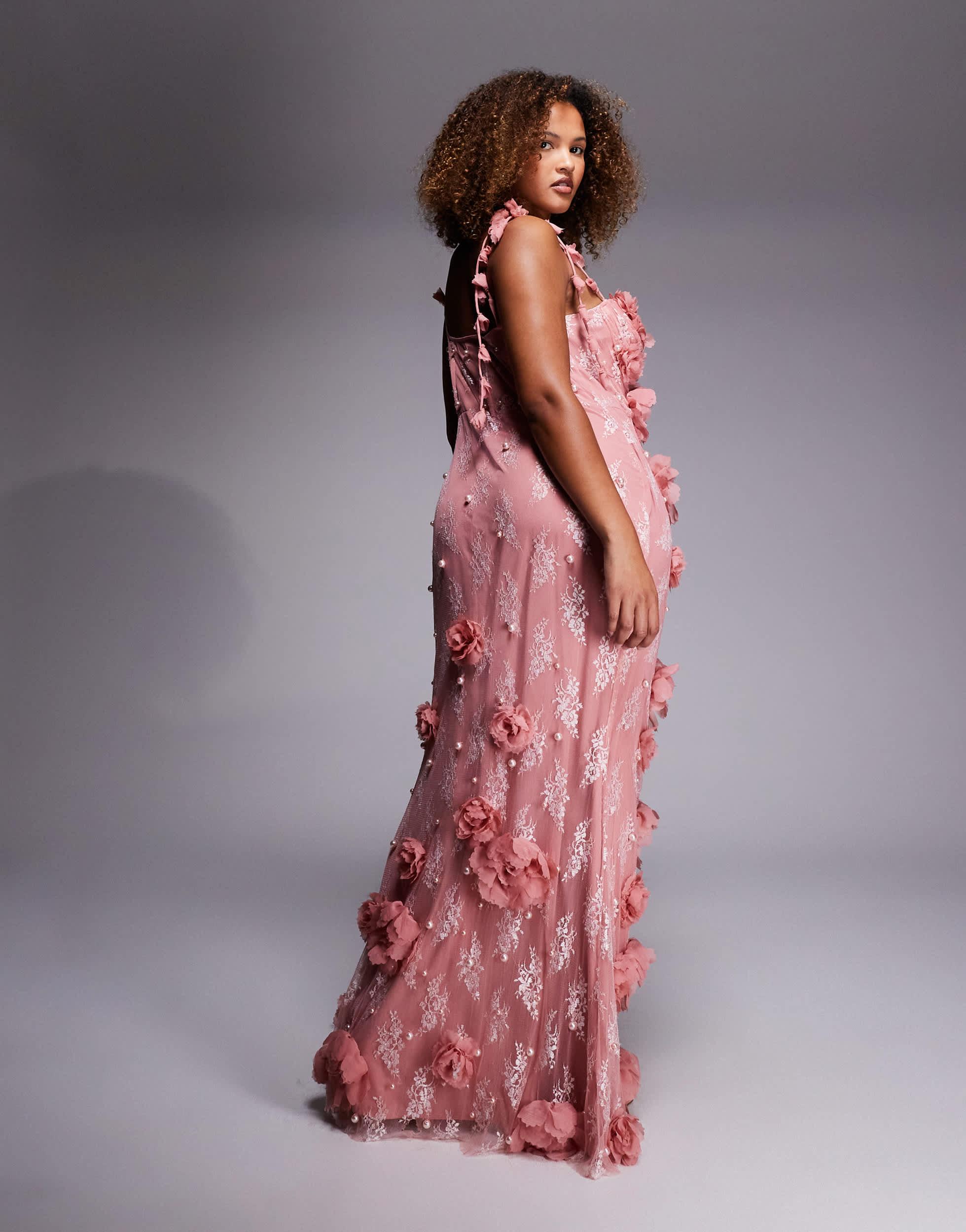 strapless open back dress 14
