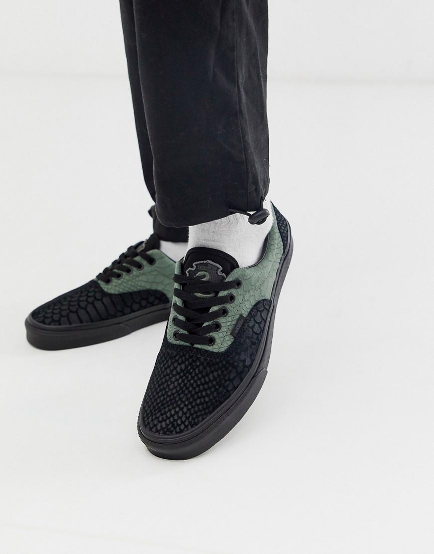 Vans X Harry Potter Slytherin Era Leather Sneakers in Green for Men | Lyst