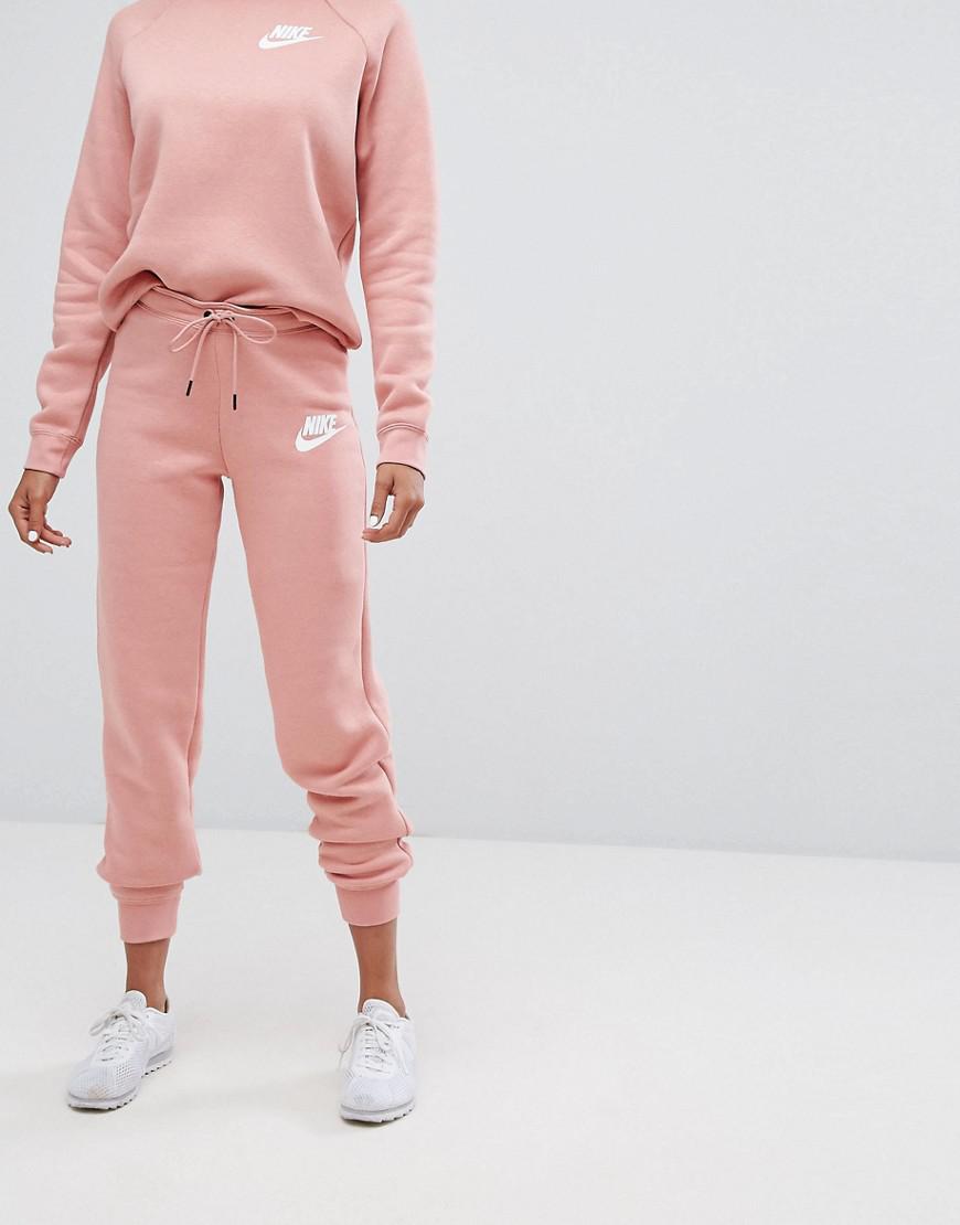 pink tight joggers