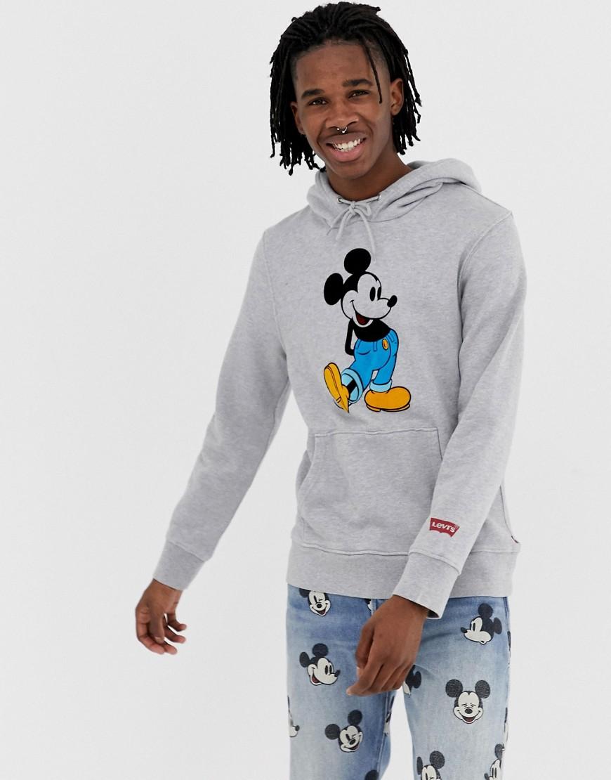 Sudadera en gris marga con capucha y estampado mickey mouse Levi's de Denim  de color Gris para hombre | Lyst