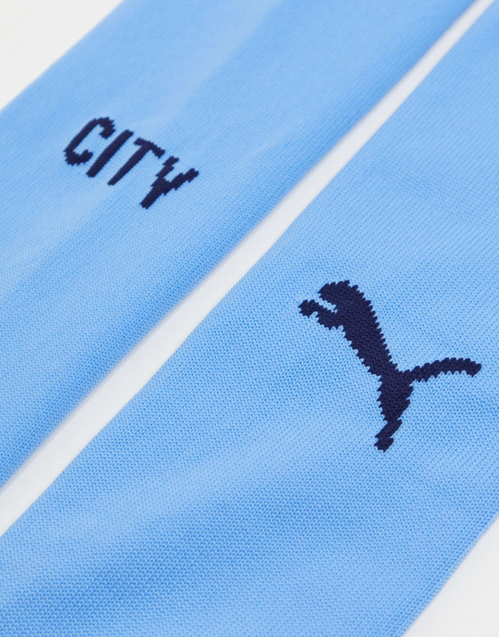 PUMA Manchester City Home - Voetbalsokken in het Blauw voor heren - Lyst