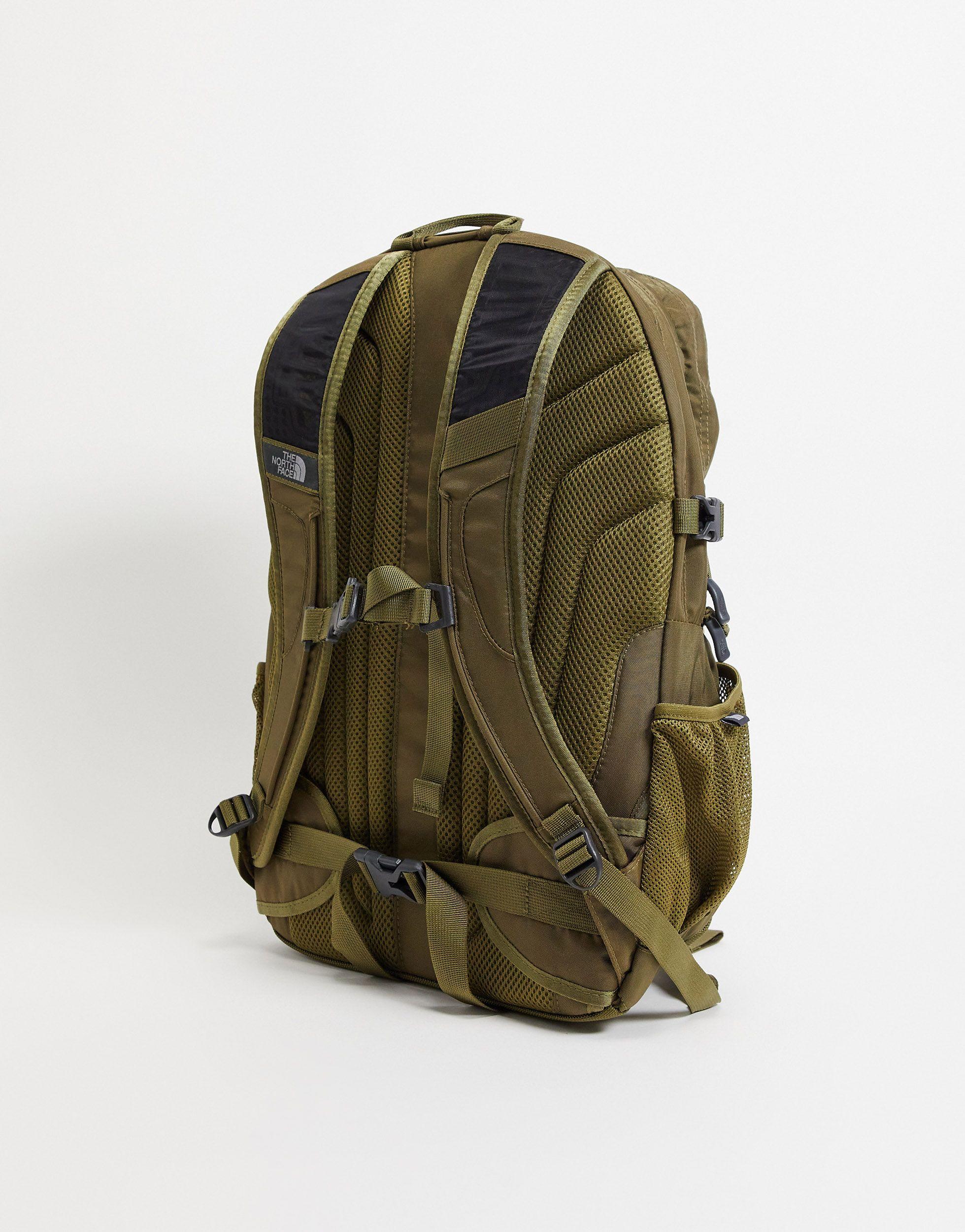 The North Face Fleece Borealis Backpack in Green for Men | Lyst