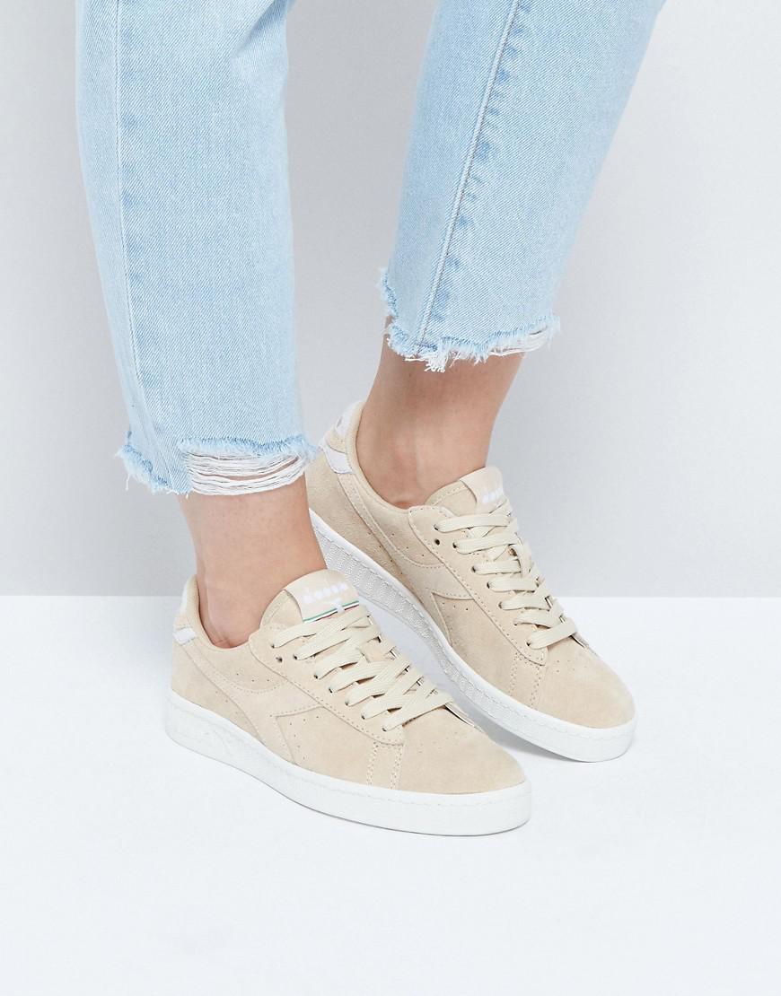 diadora suede sneakers