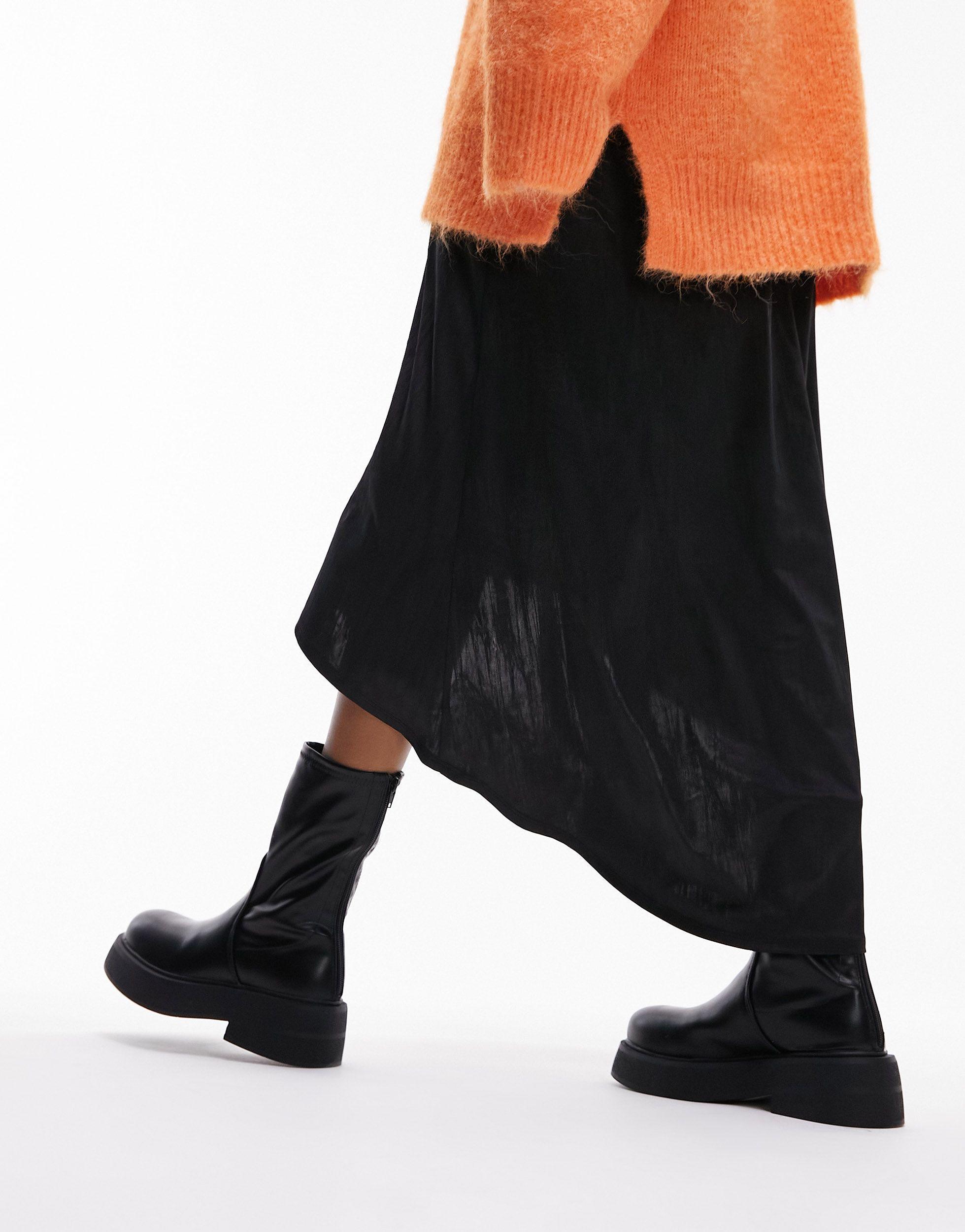 Topshop wide top fit boots