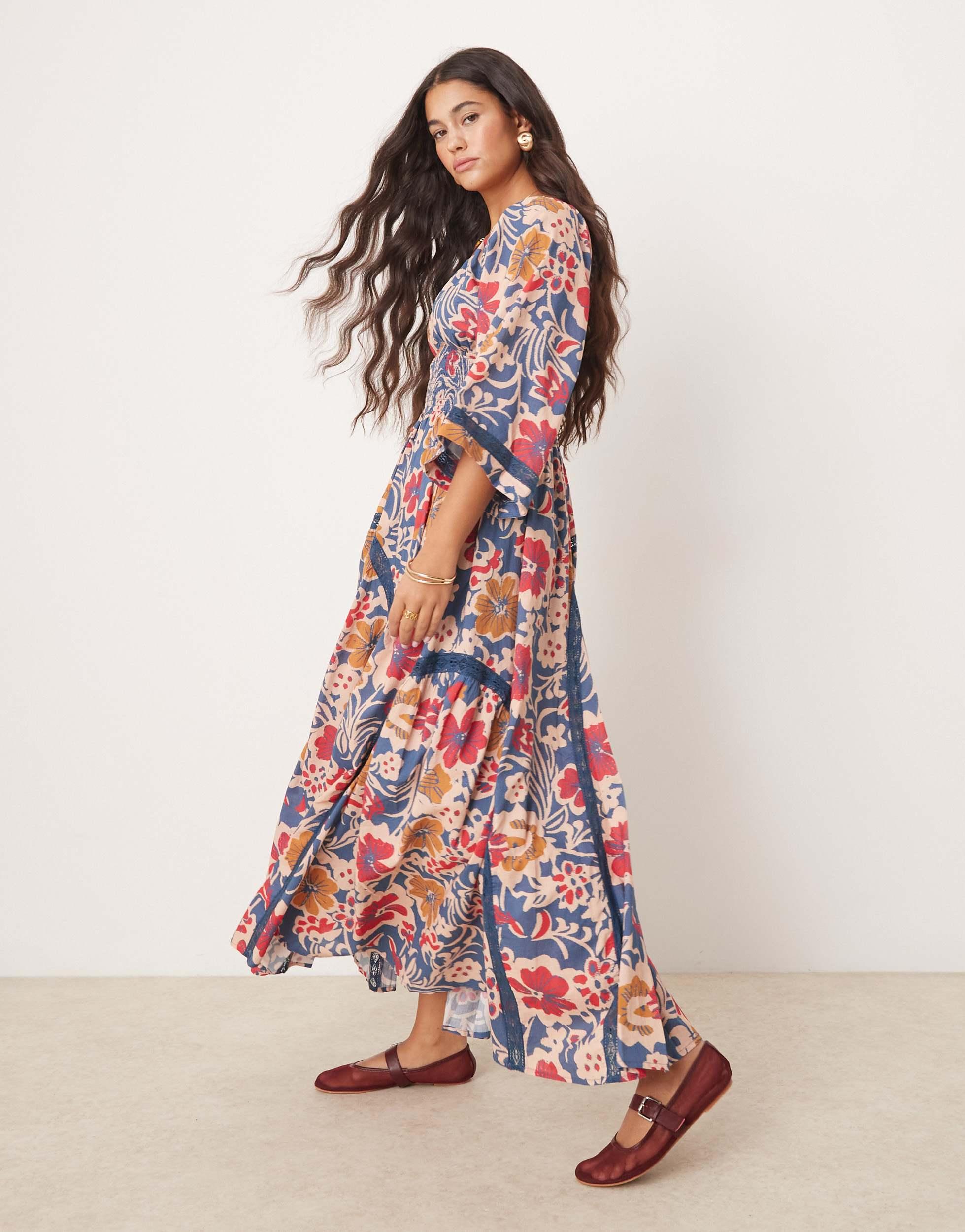 green emerald velvet dress Free People Embroidered Oxford Bubble Sleeve Dress- Size S (see notes) –  The Saved Collection main image 0