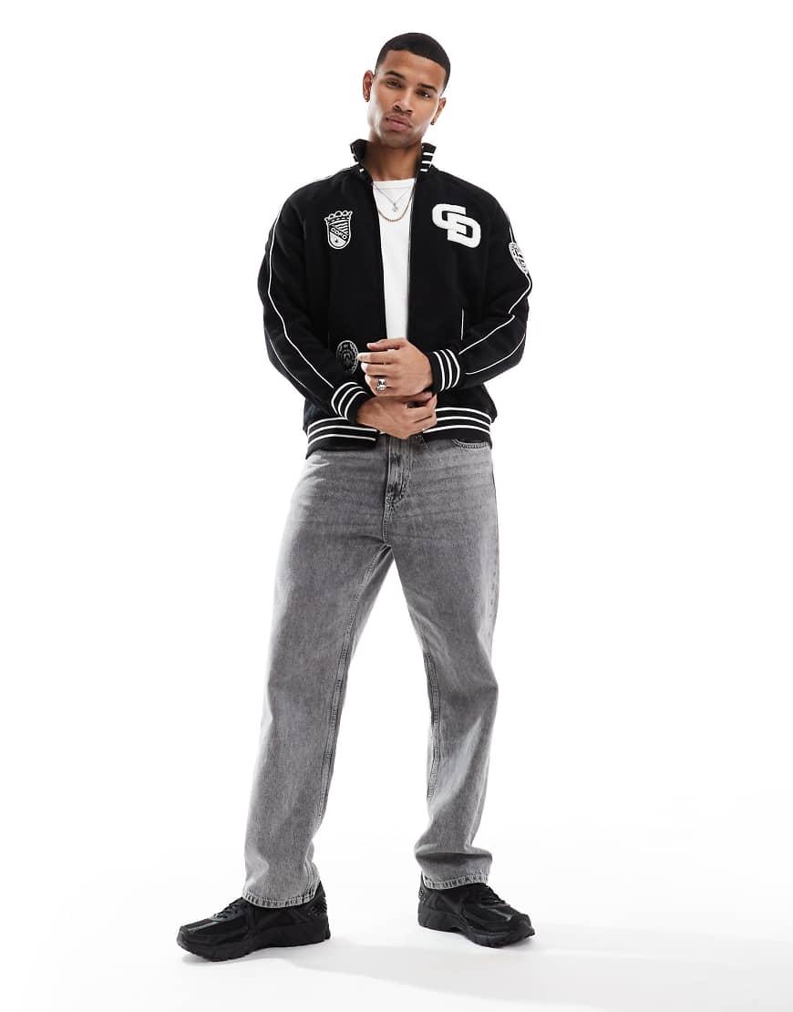 Criminal Damage Towelling Tracksuit Jacket in Black for Men Lyst UK