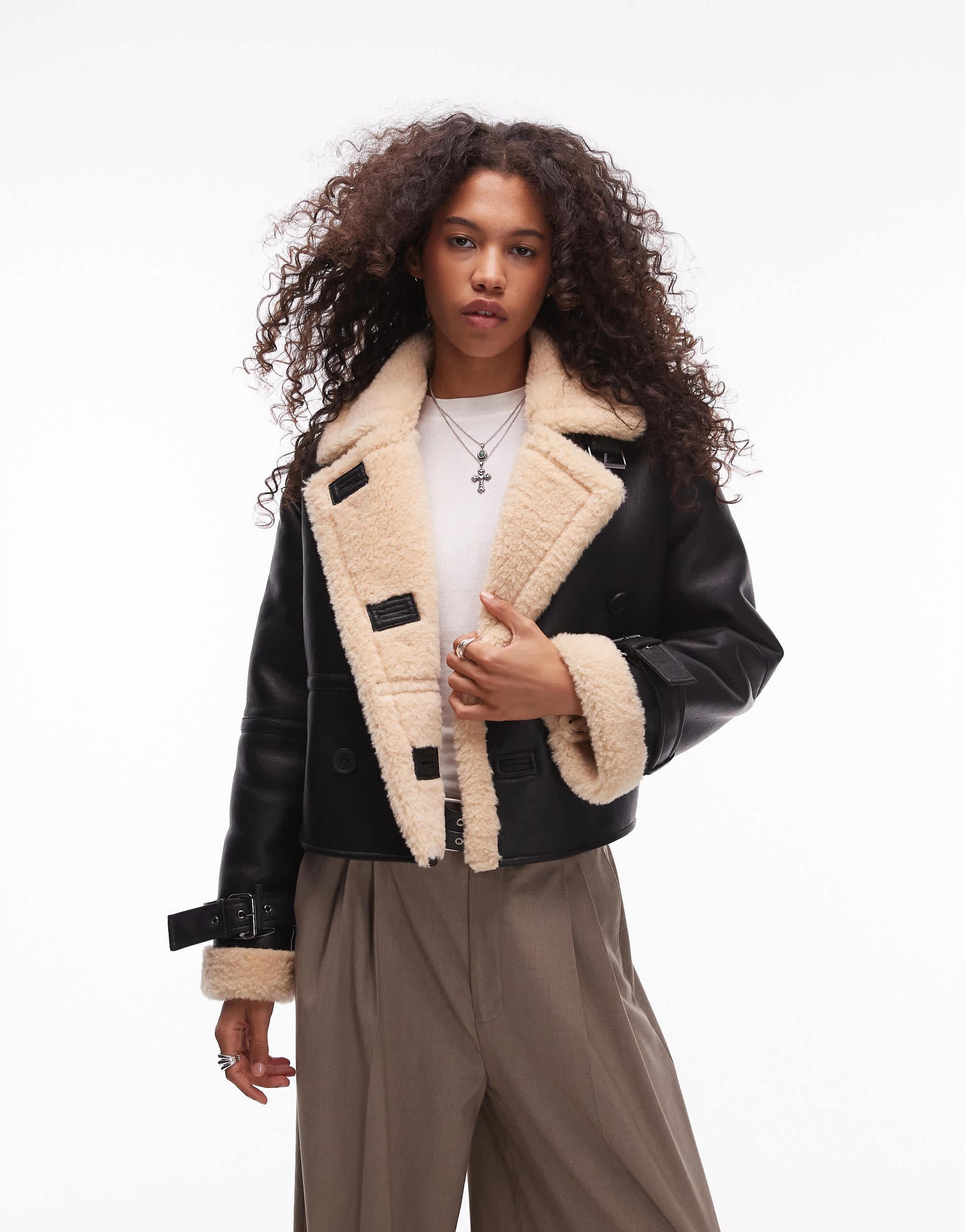 Topshop boxy crop denim jacket new arrivals