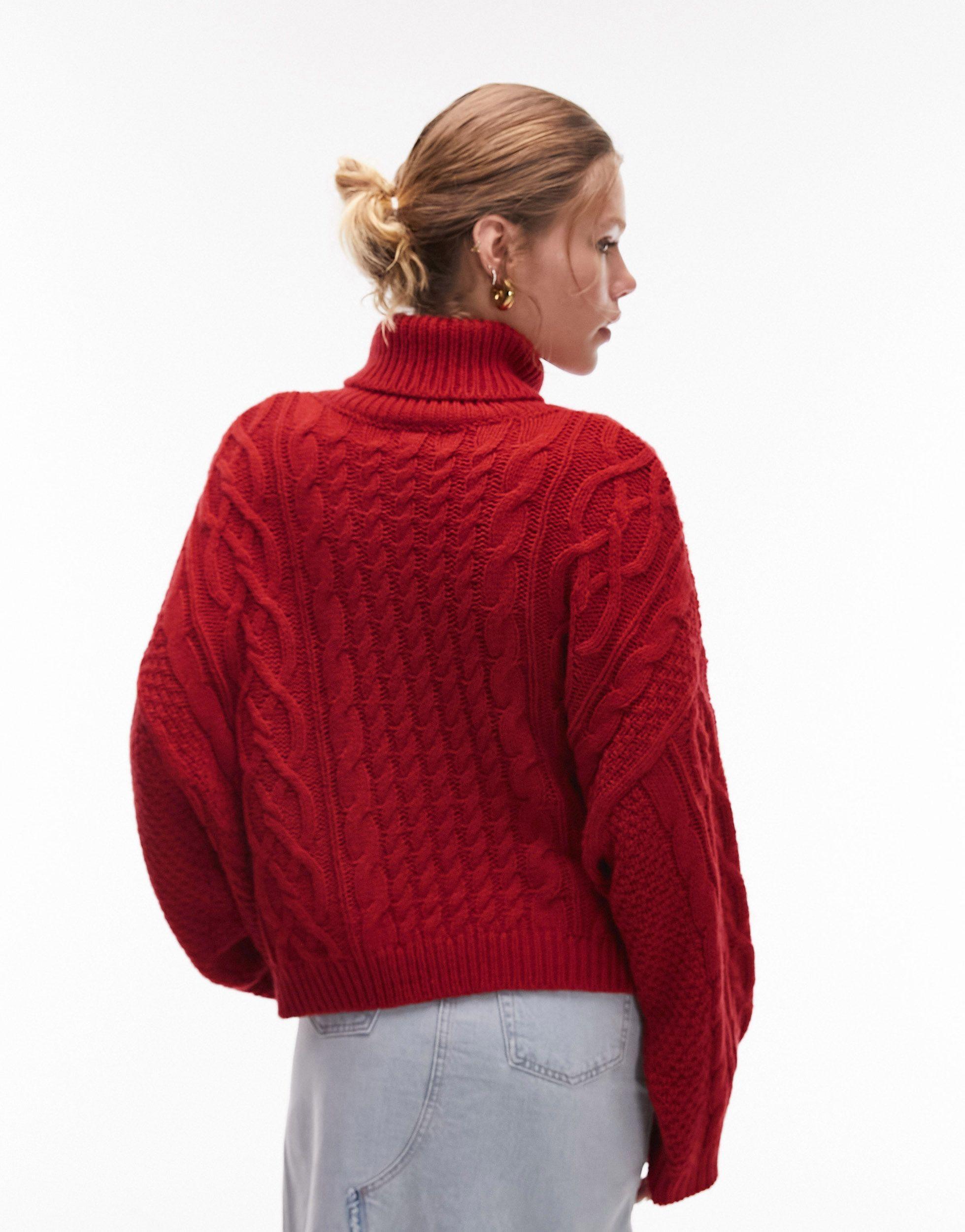 Topshop hotsell red sweater