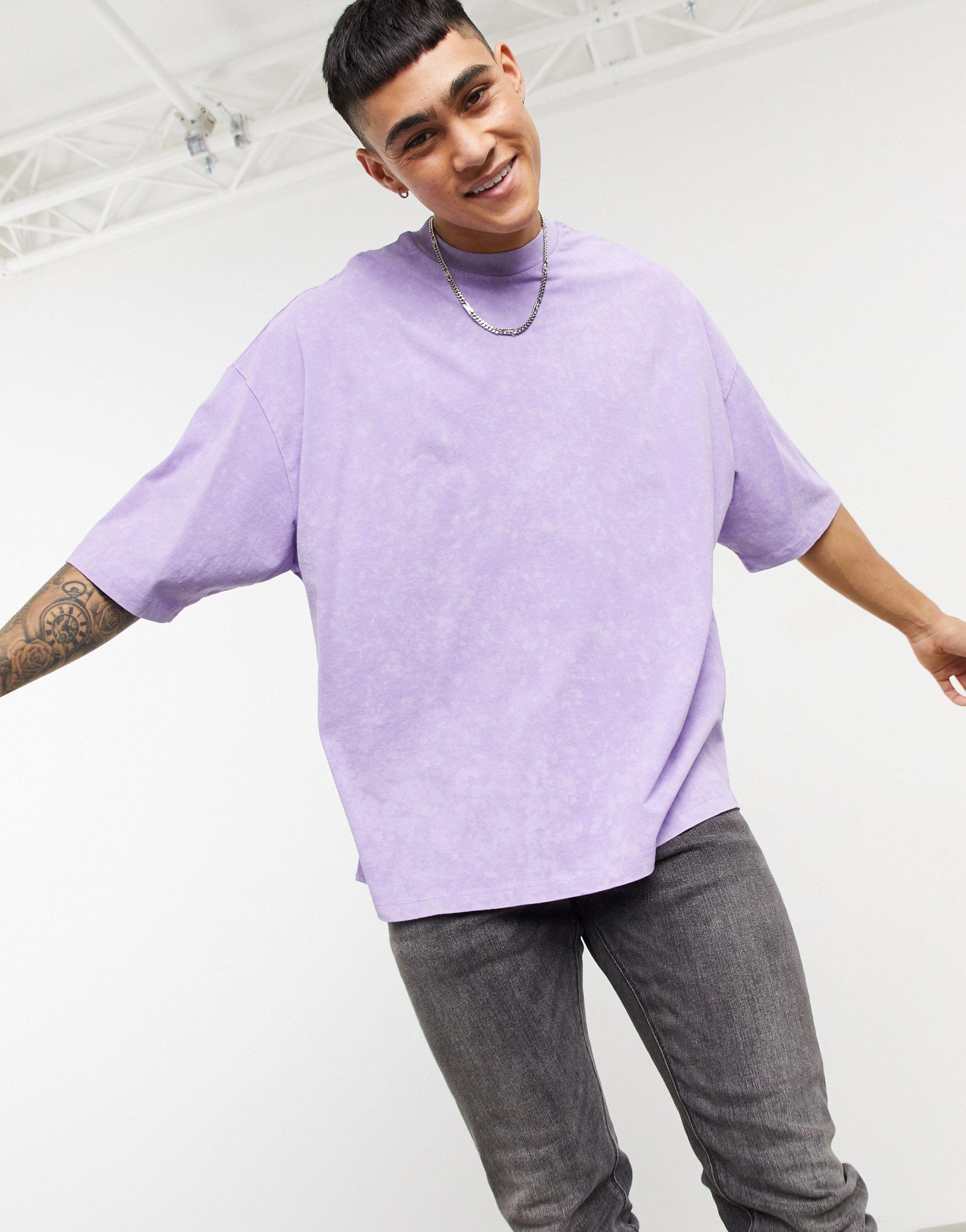 asos purple t shirt