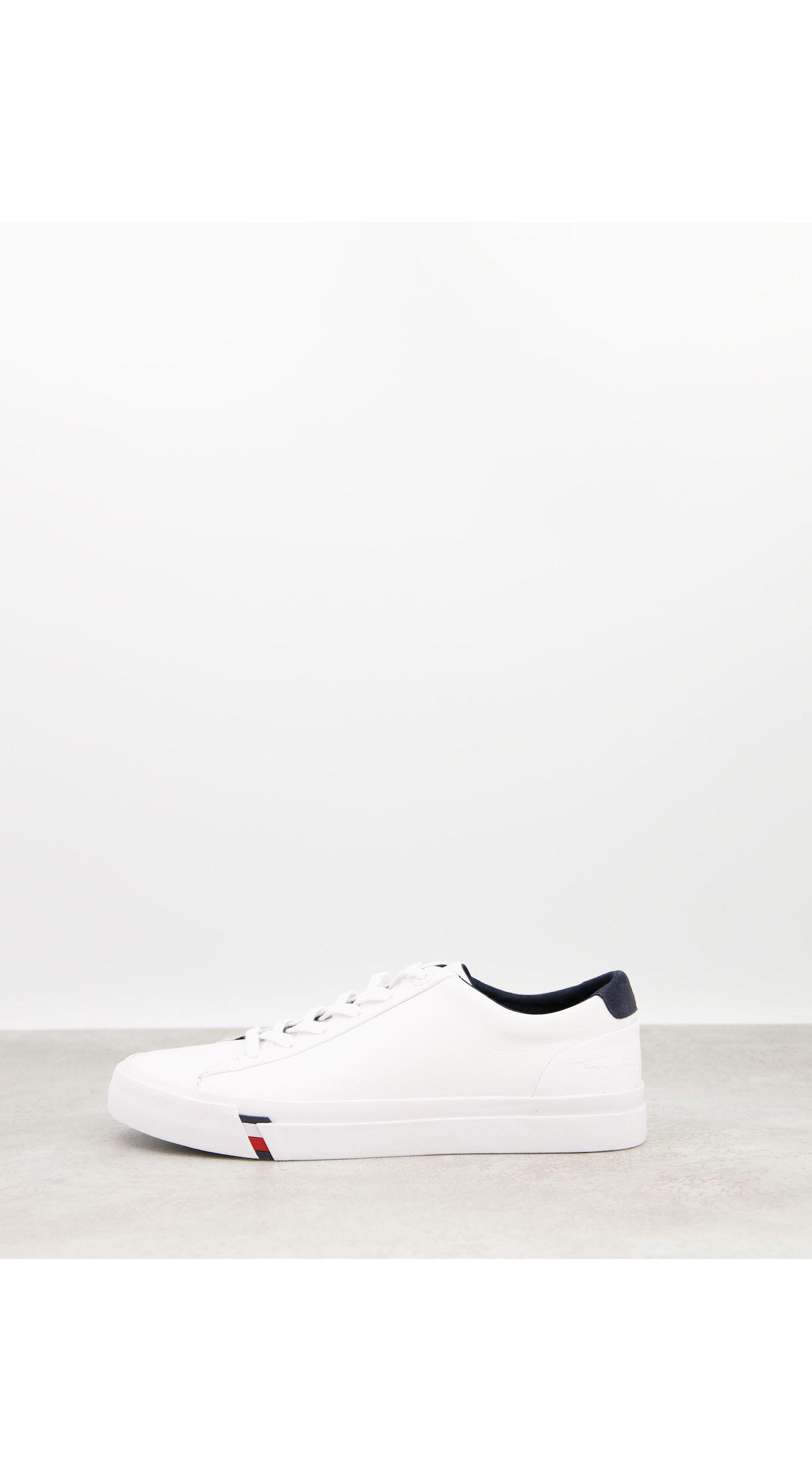Sneakers TOMMY HILFIGER - Essential Leather Sneaker FM0FM02157 White 100 -  Sneakers - Low shoes - Men's shoes | efootwear.eu
