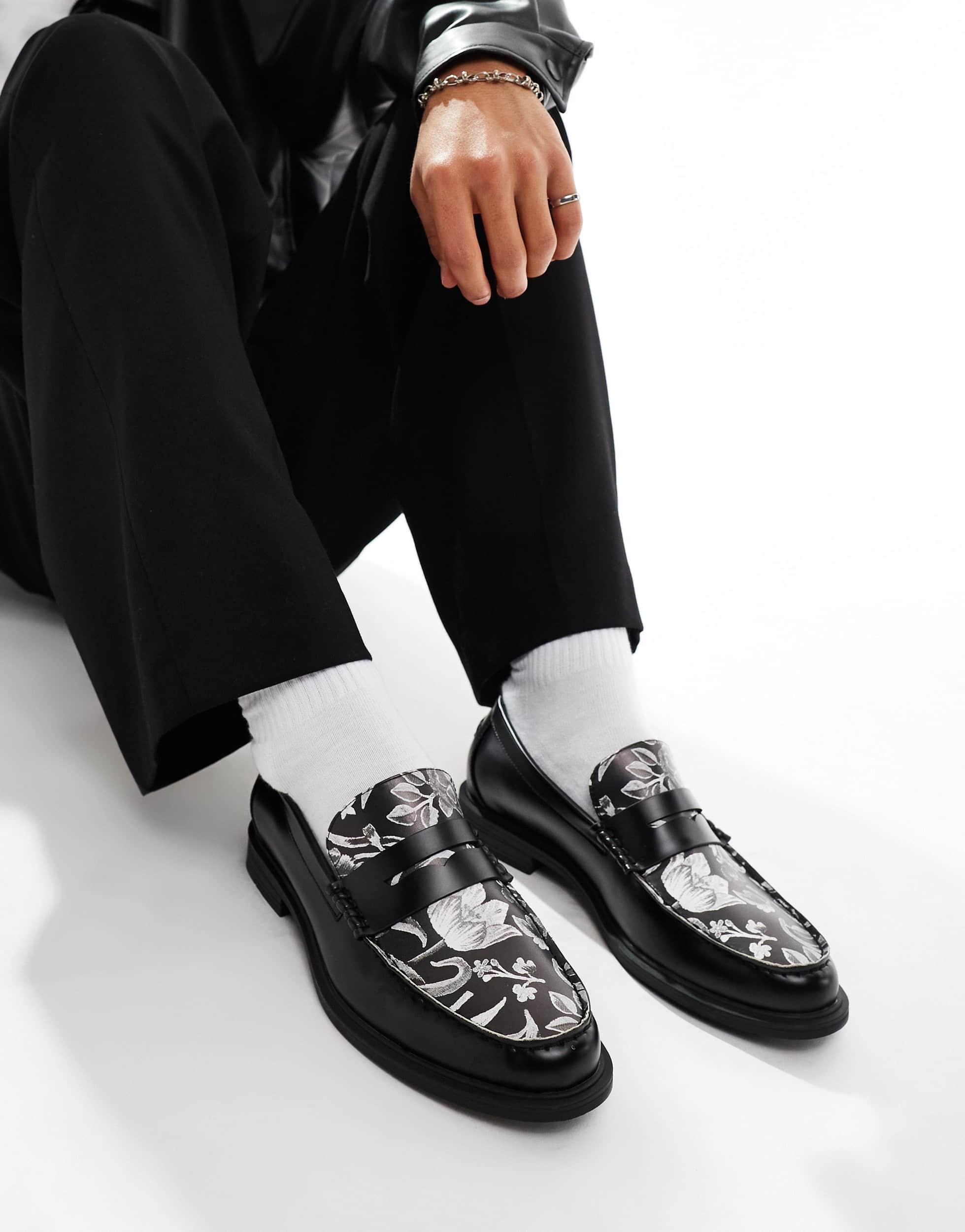 asos penny loafers