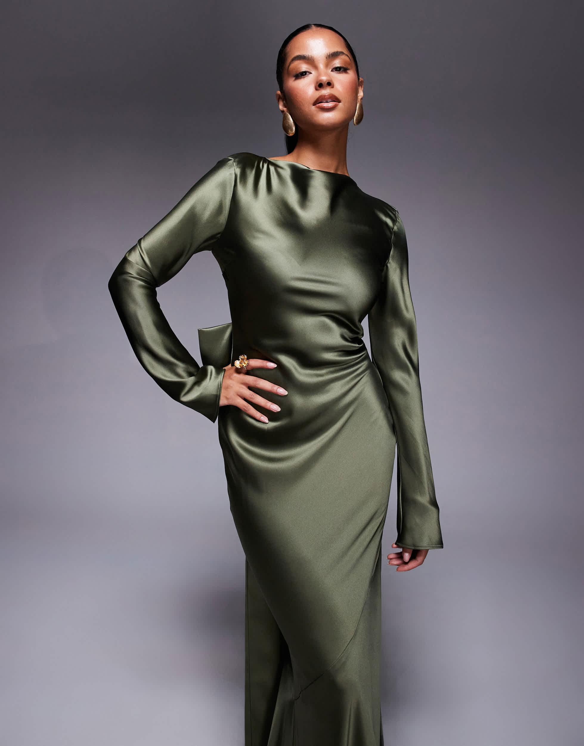 daska satin maxi dress iamascia on LTK