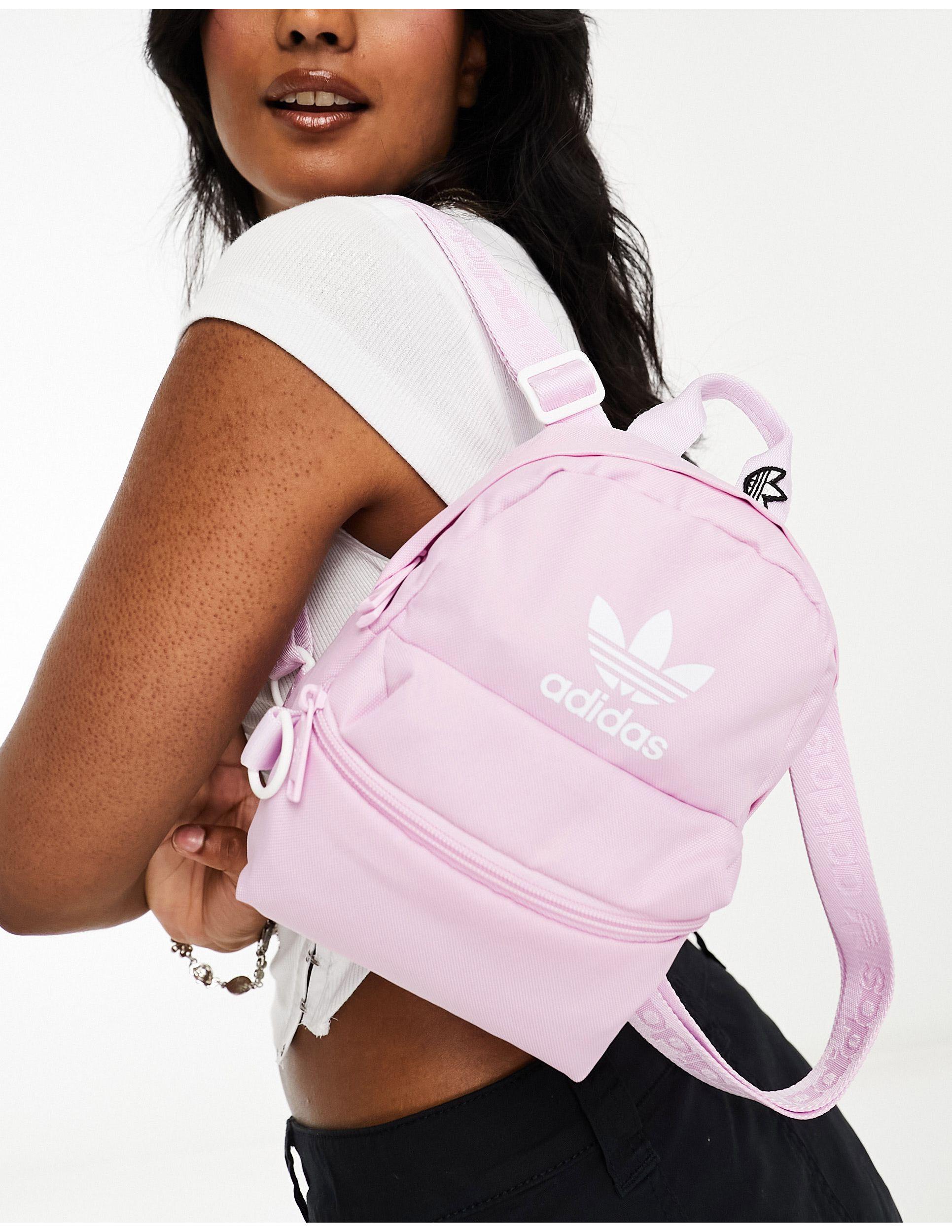 adidas Originals Trefoil 2.0 Mini Backpack in Pink | Lyst