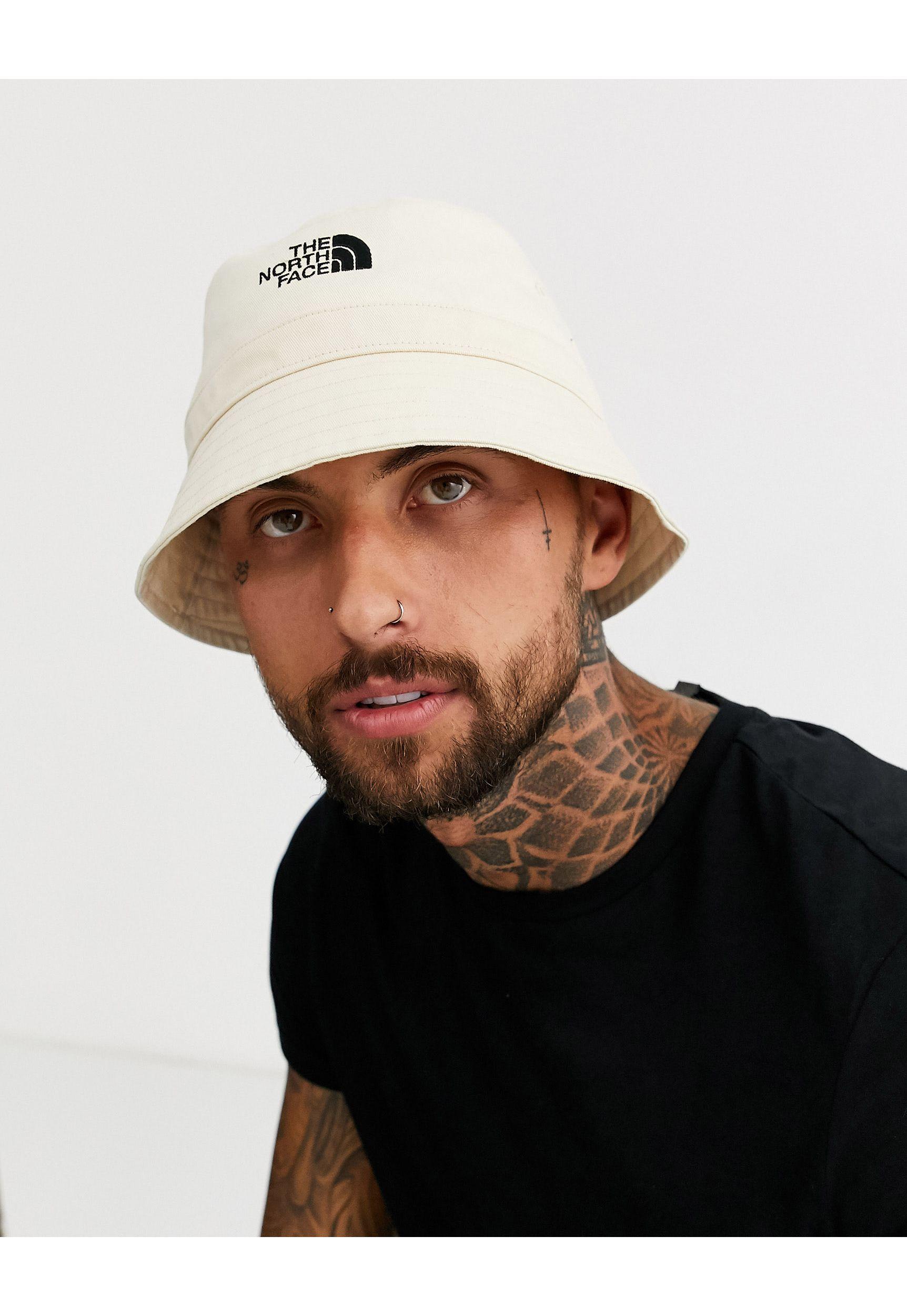 The North Face Cotton Bucket Hat in White for Men - Lyst
