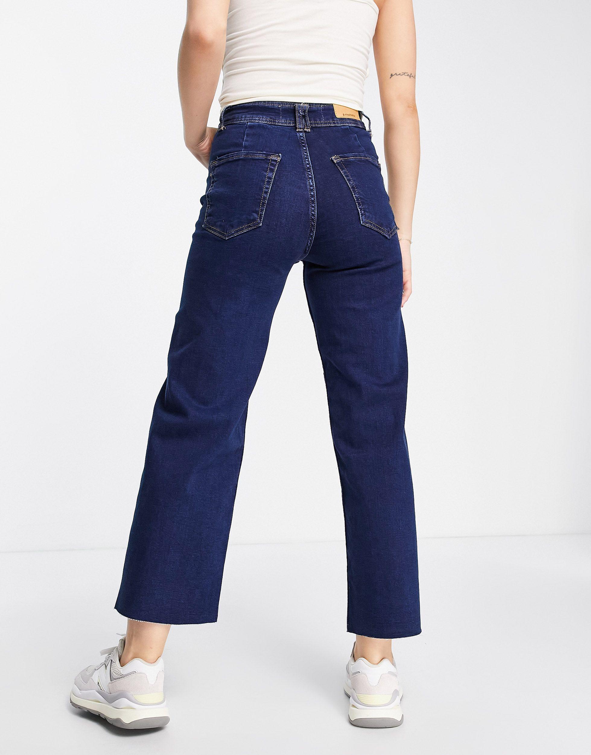 Stradivarius Denim Minimal Wide Leg 