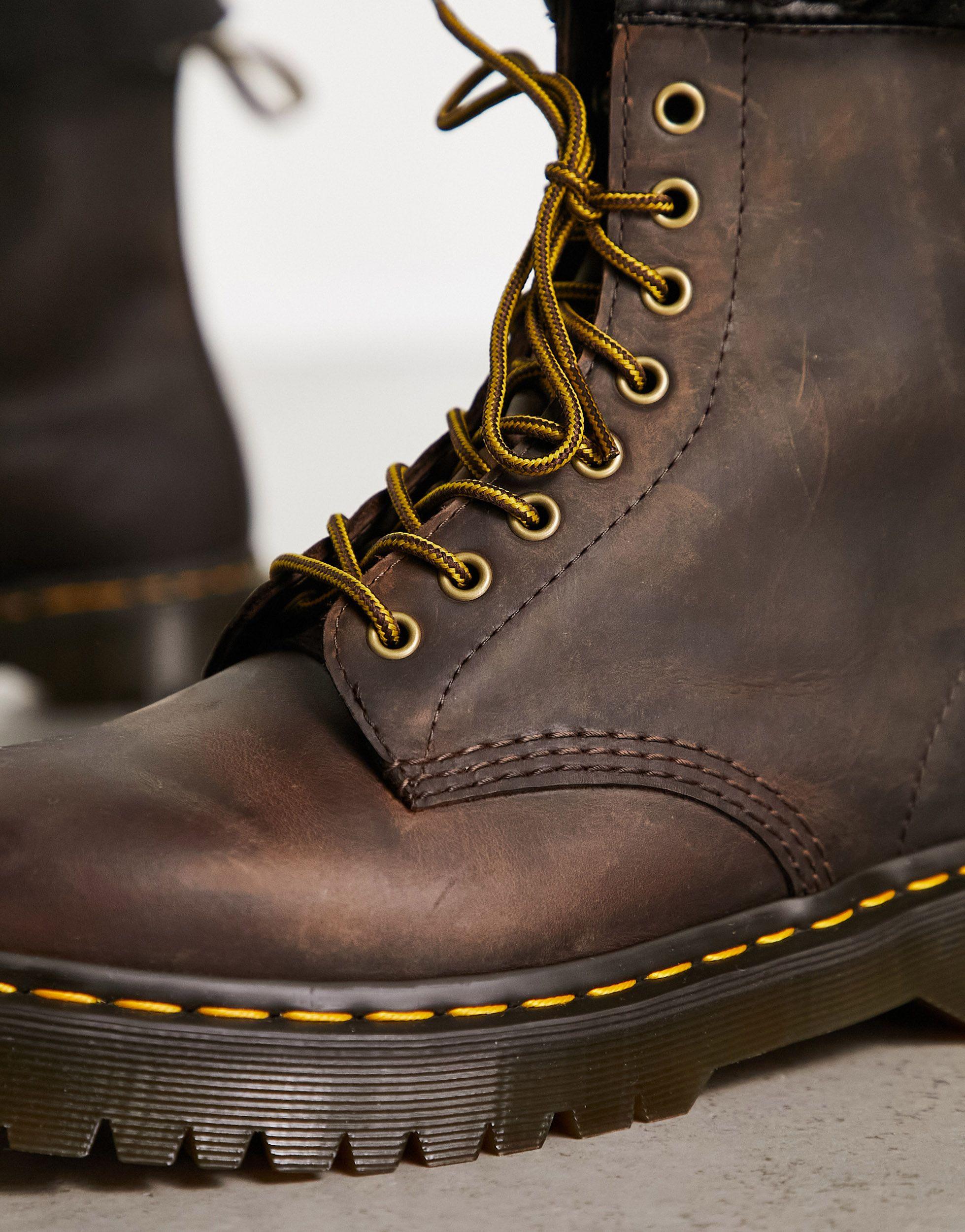Dr. Martens 1460 Bex 8-eye Boots in Brown for Men | Lyst