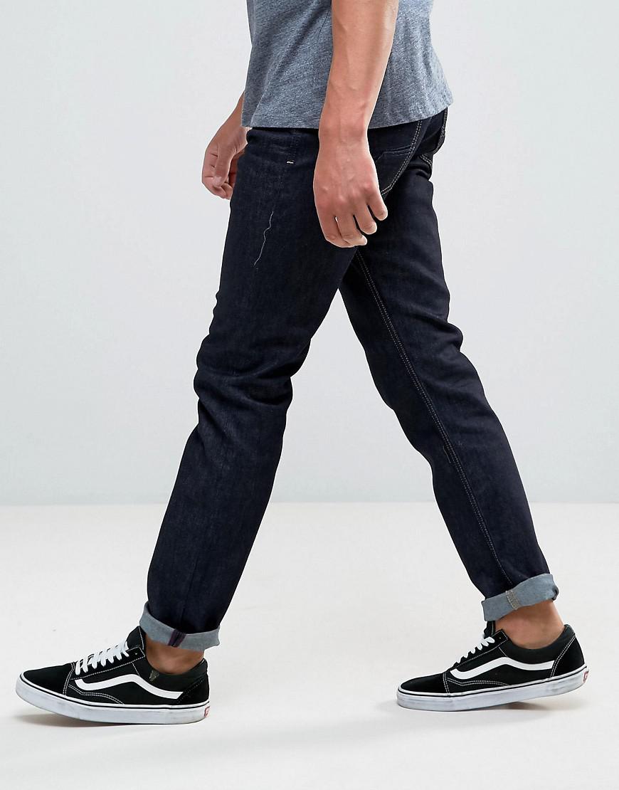 DIESEL Denim Larkee-beex Ultrasoft Tapered Jeans in Blue for Men Mens Clothing Jeans Straight-leg jeans 