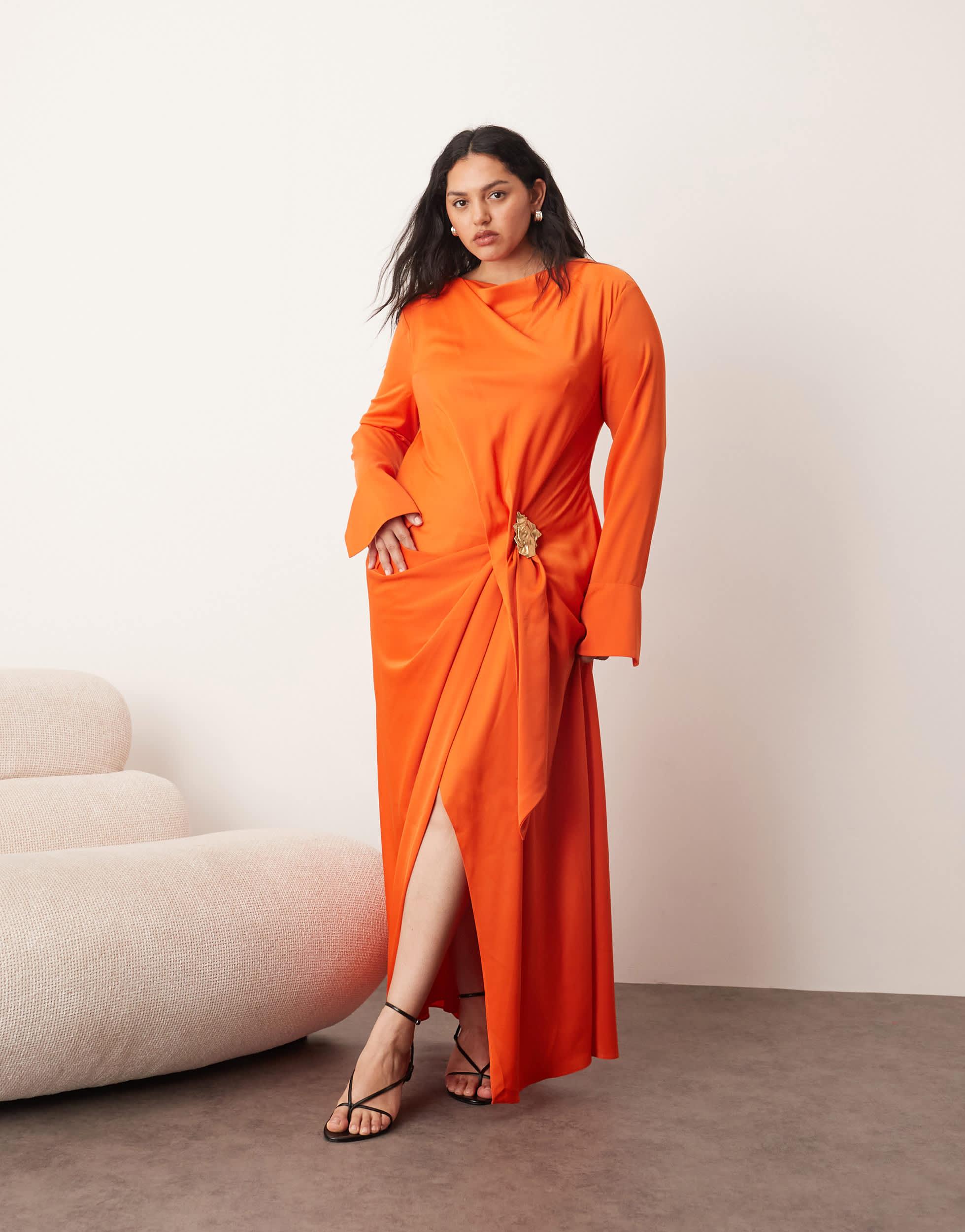 maeve linen tie-back maxi dress MAEVE LINEN DRESS