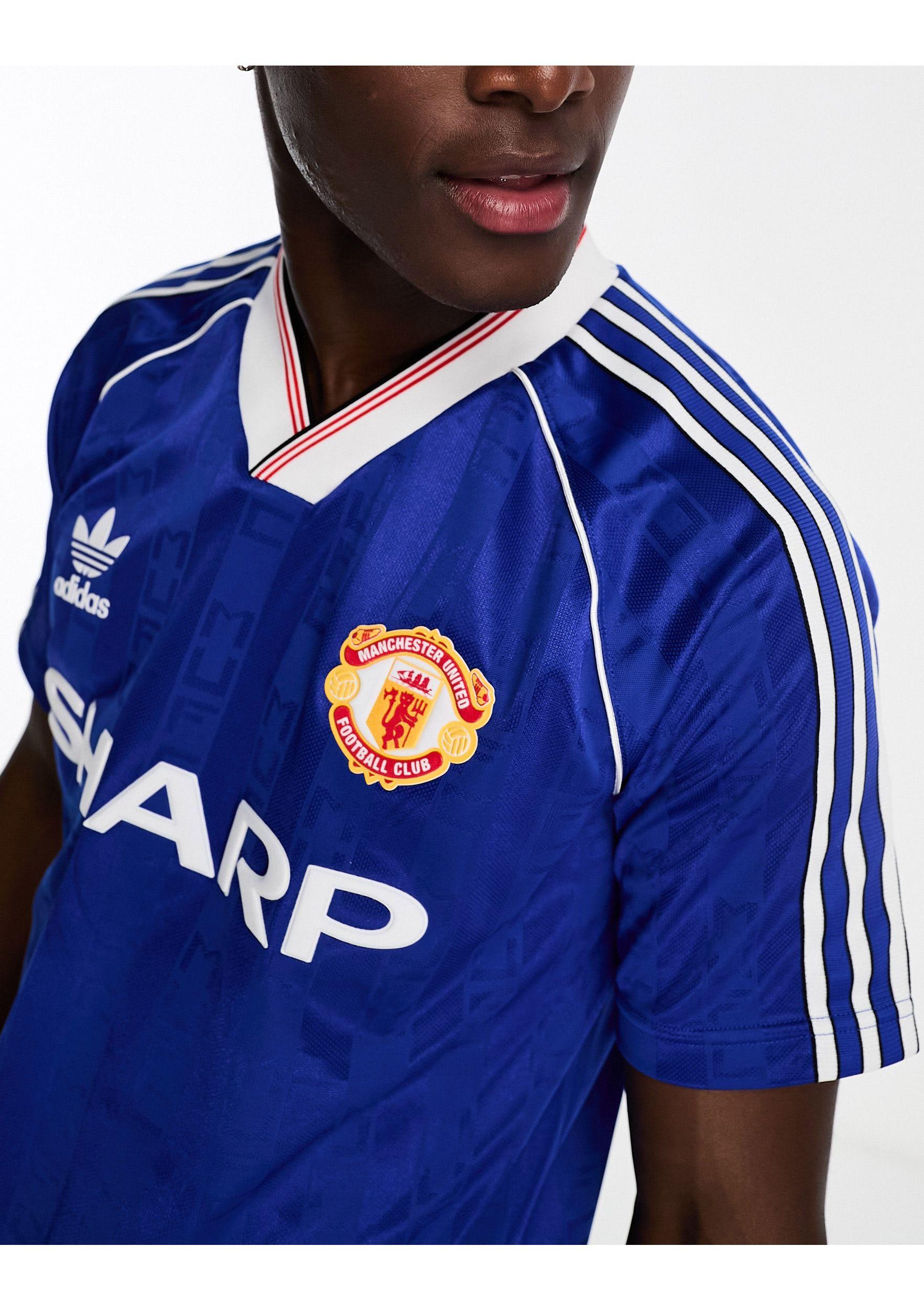 Adidas Manchester United Blue Kit Adidas Manchester United Blue Kit