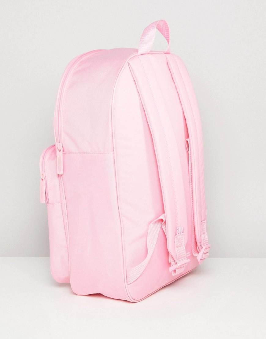 pastel pink adidas backpack