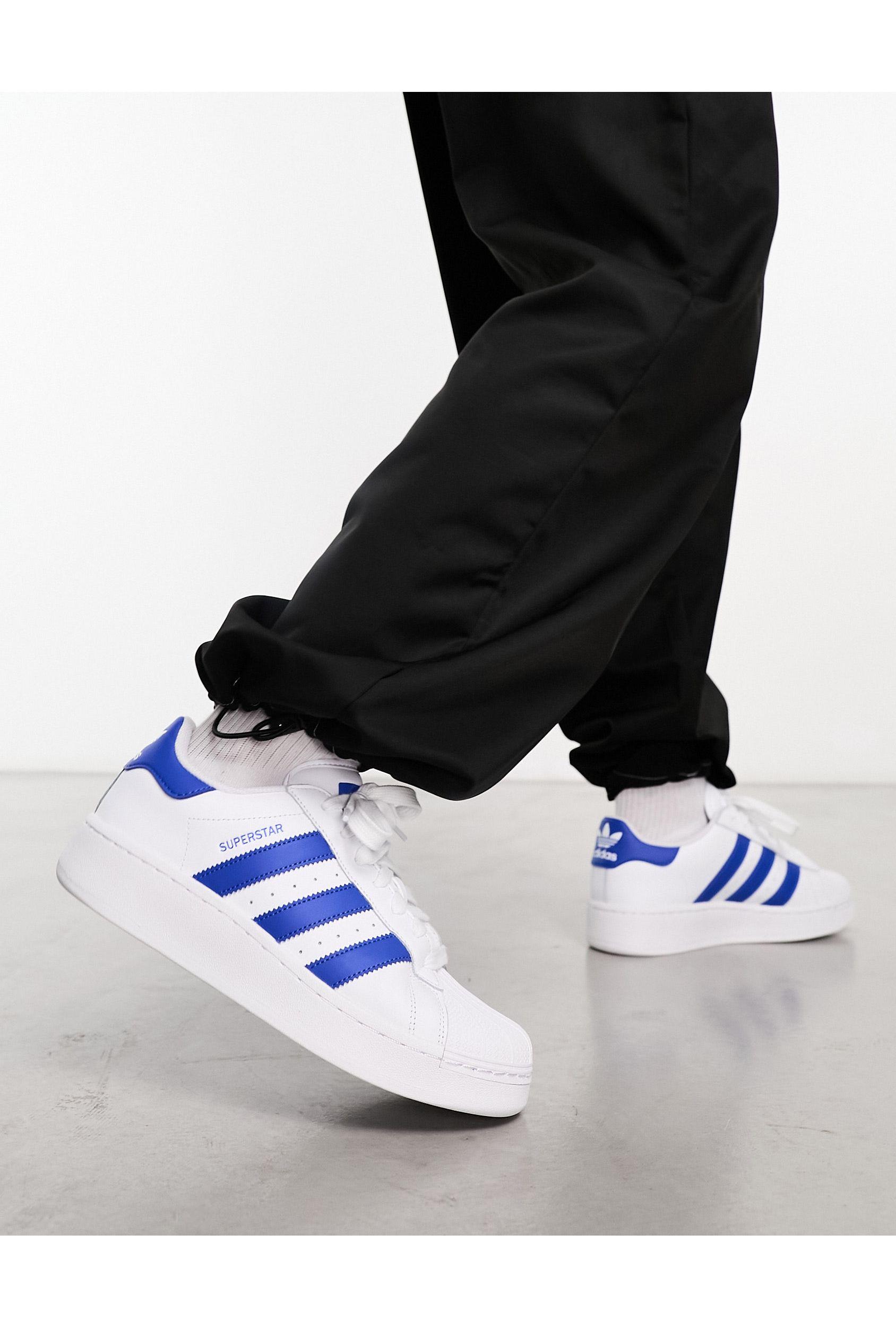 Superstar xlg - sneakers bianche e blu da Uomo di adidas Originals in  Bianco | Lyst