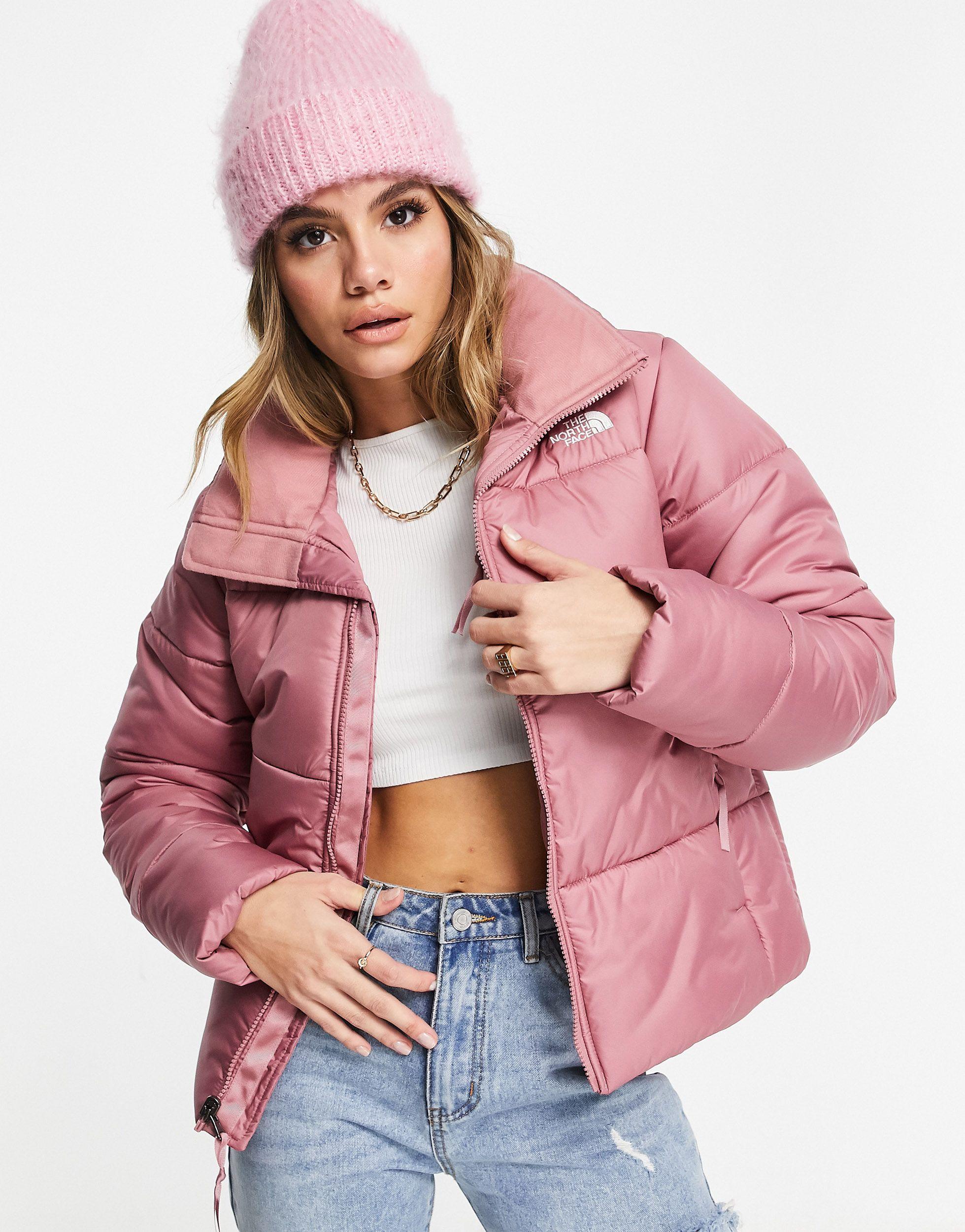 pink puffer north face