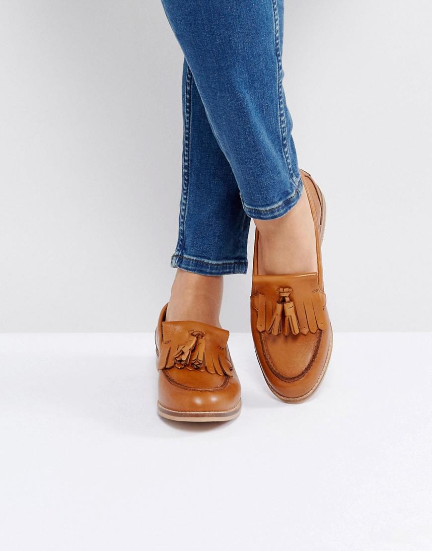 asos tan loafers