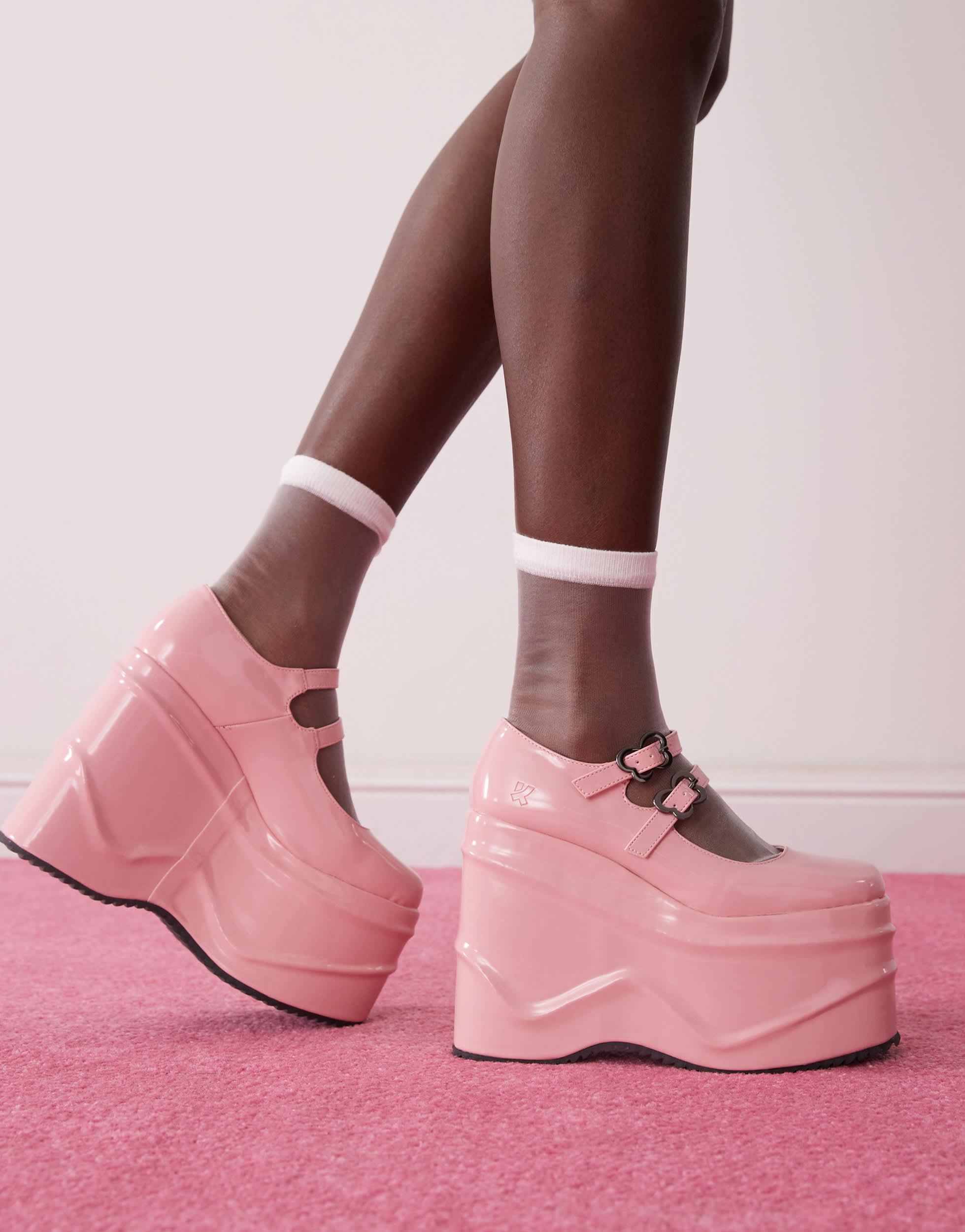 Trident Koi Footwear Platform Mary Janes Shop Koi Footwear Online