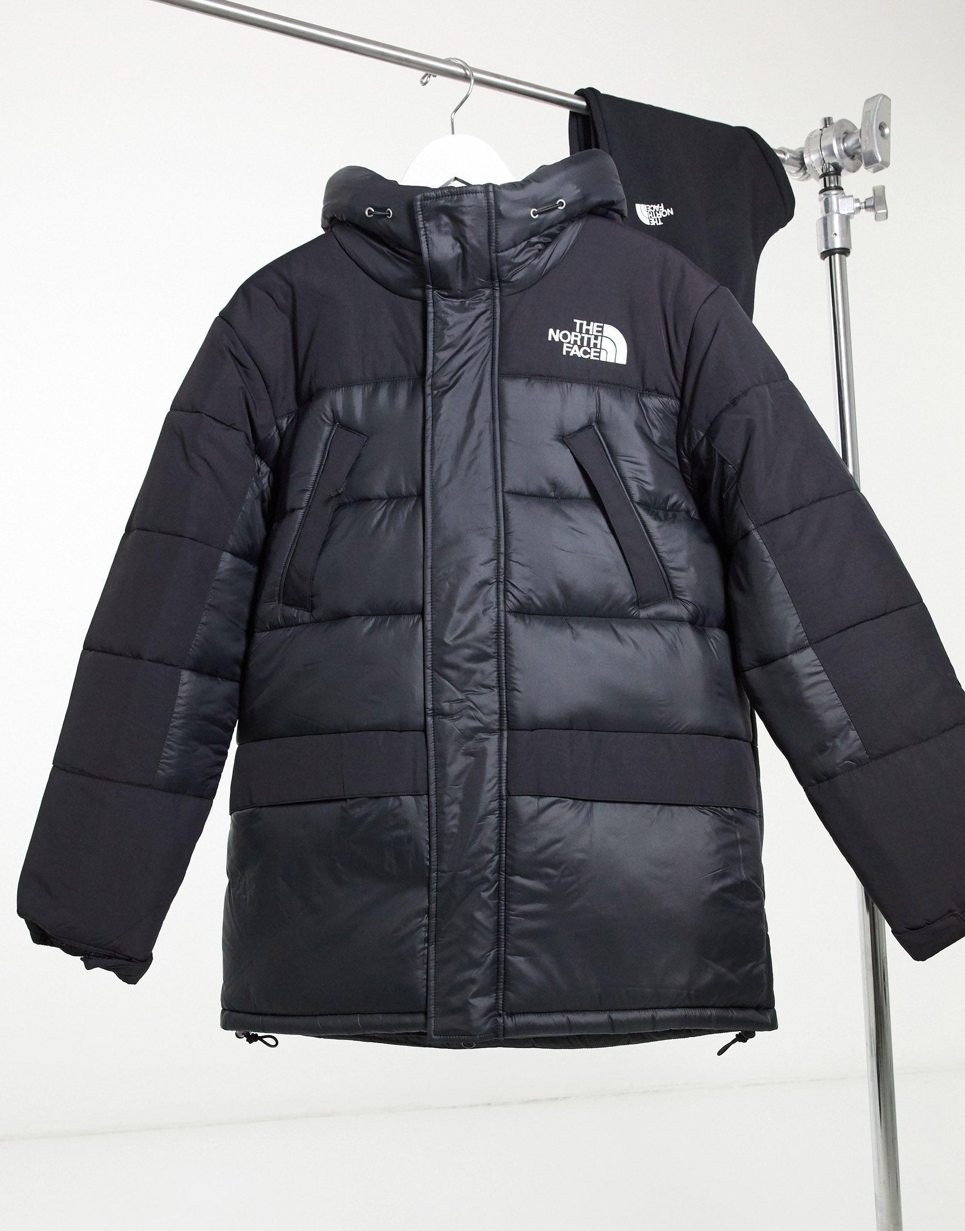 The North Face Himalayan Insulated Parka Jacket in Black for Men Lyst