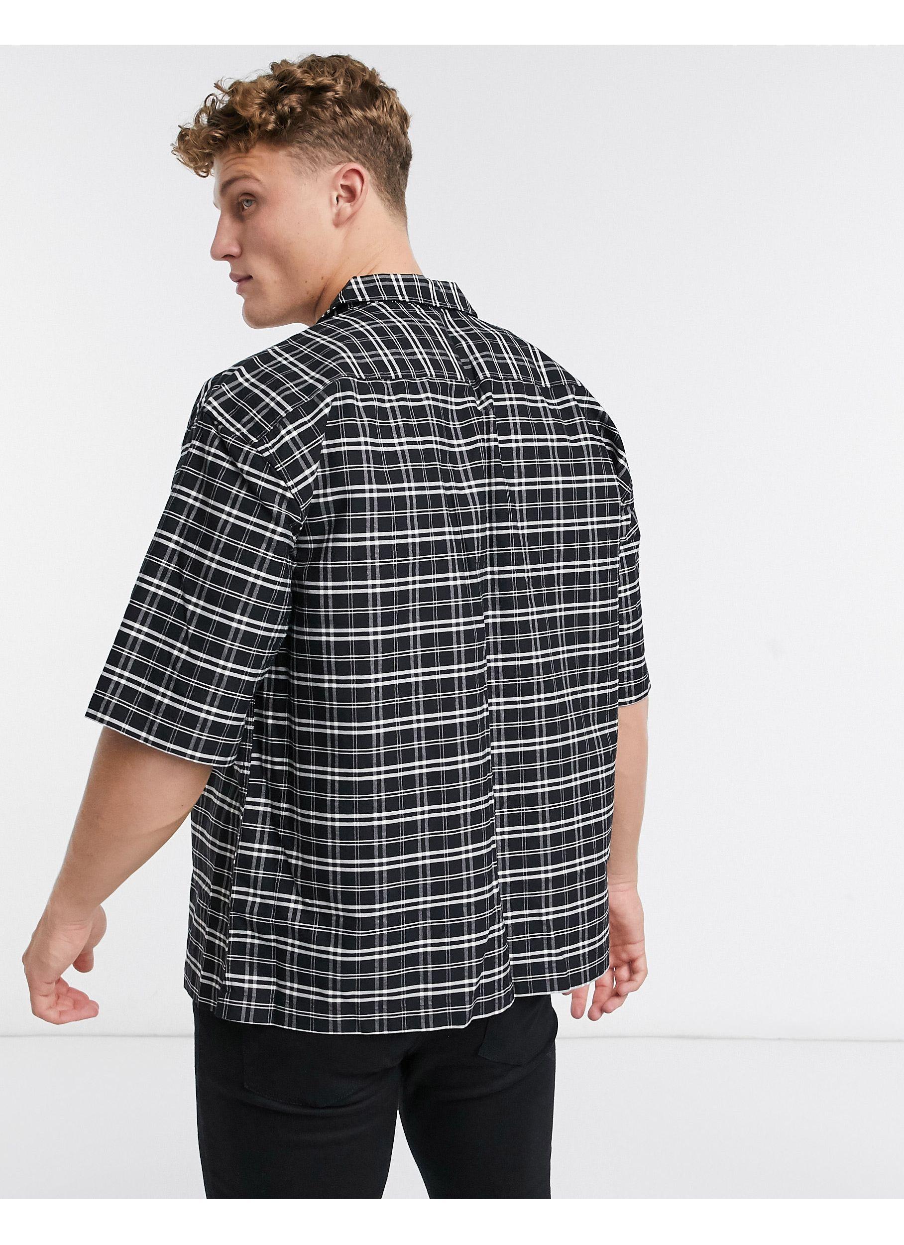 black check shirt matching pant