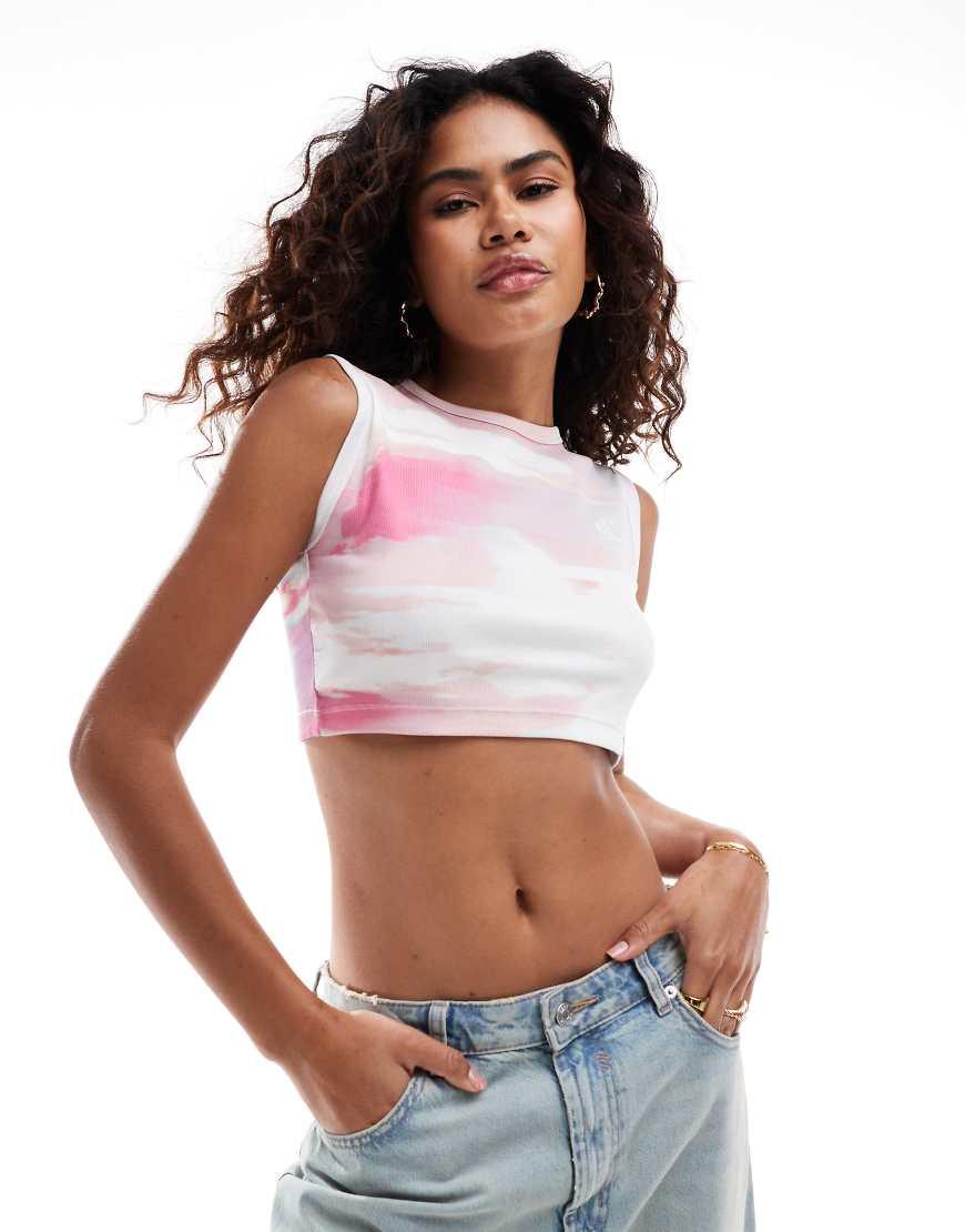 Calvin klein pink crop top online
