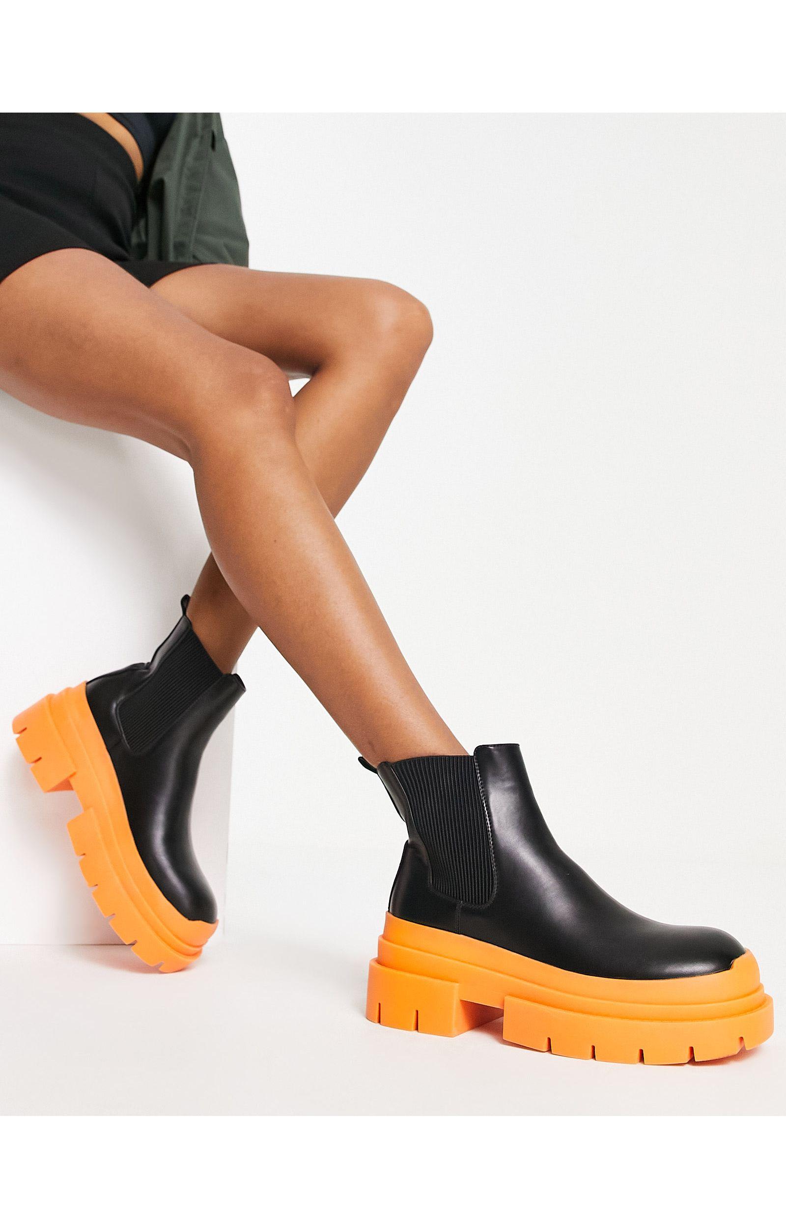 topshop chunky chelsea boots