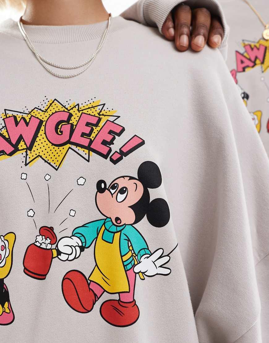 Mickey mouse sweatshirt bershka sale