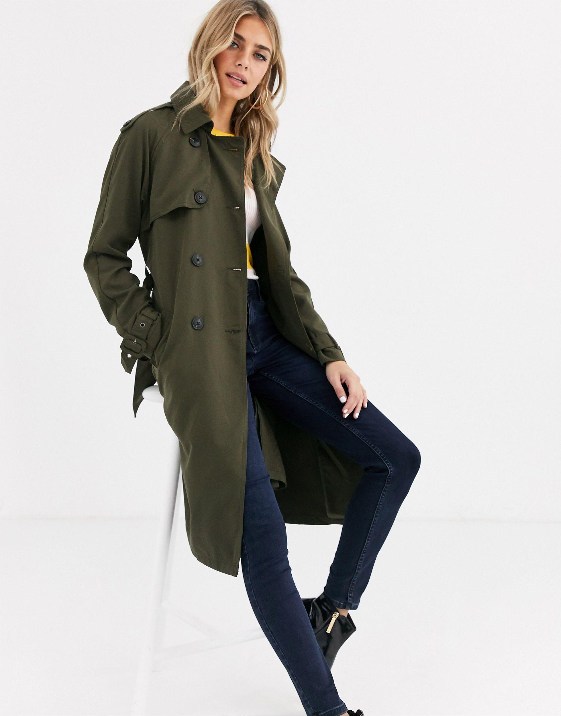 Pimkie – Trenchcoat in Grün Lyst DE