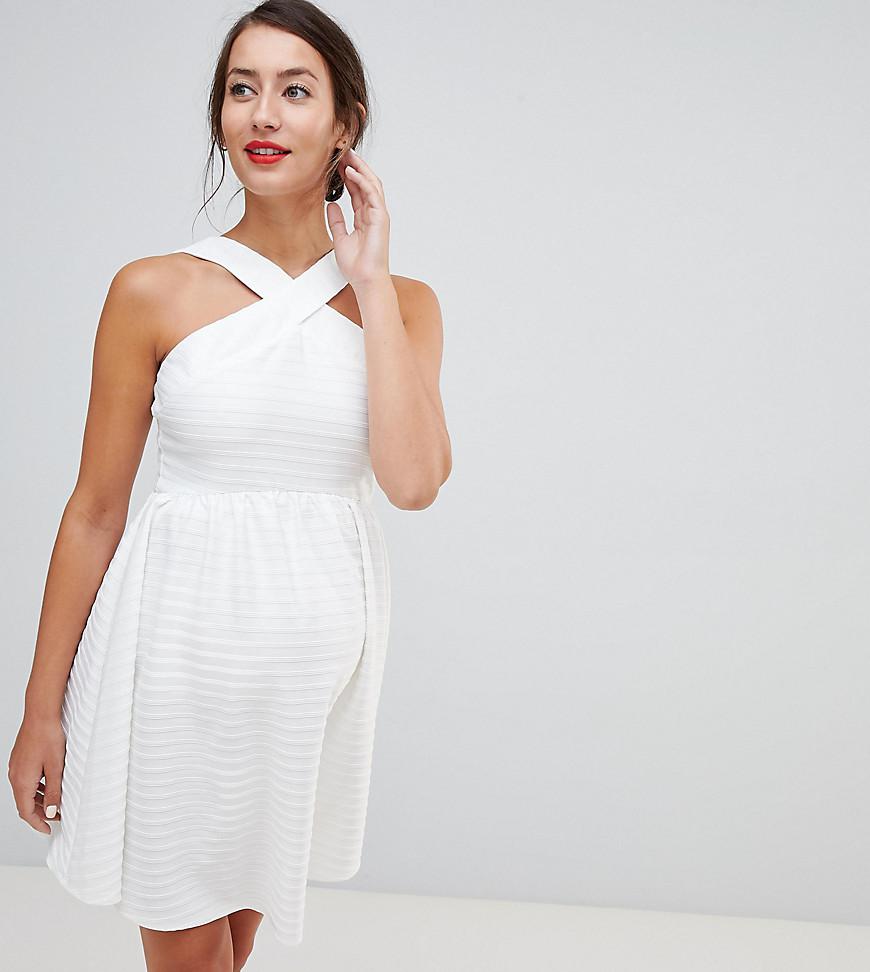 asos white skater dress