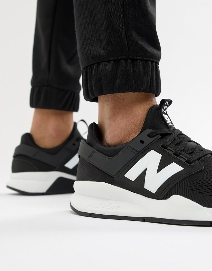 new balance 247 v2 black and white