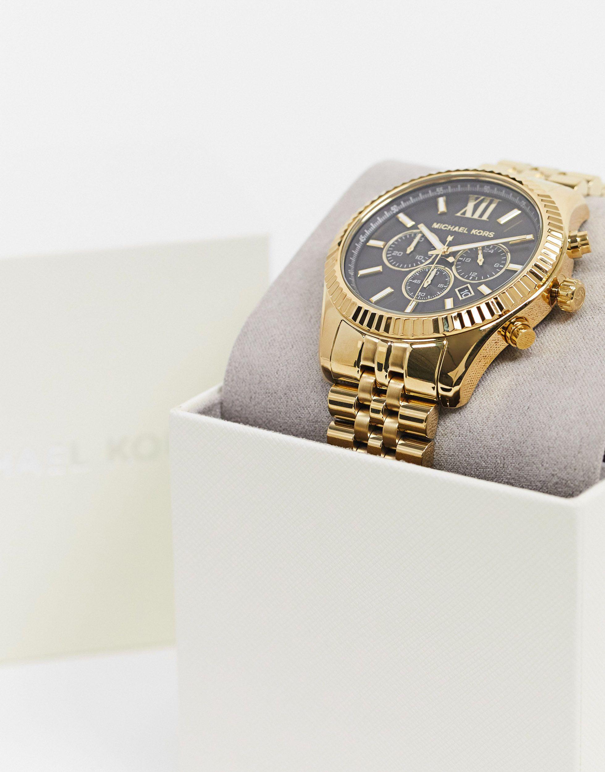 Michael Kors Mk8286 Lexington Bracelet Watch in Gold (Metallic) for Men -  Lyst