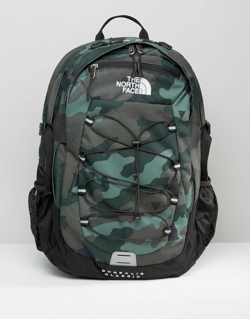 The North Face Canvas Borealis Backpack In Camo in Green for Men | Lyst