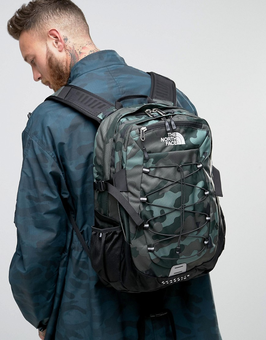 The North Face Canvas Borealis Backpack In Camo in Green for Men | Lyst
