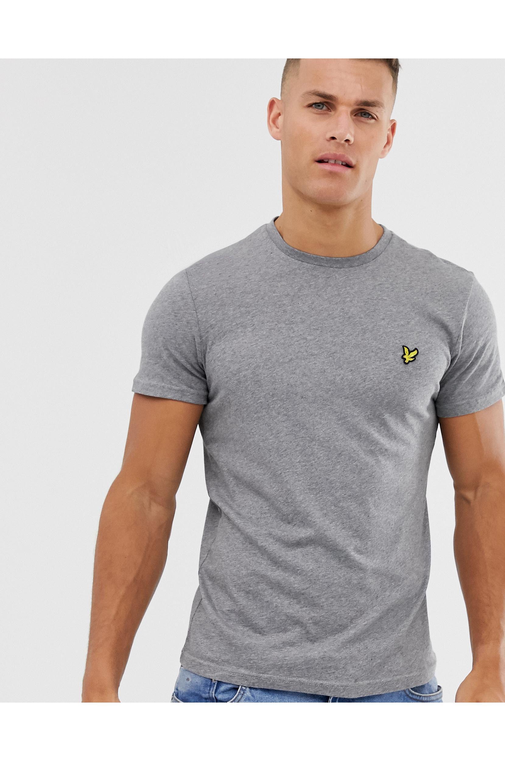 lyle and scott grey t shirt