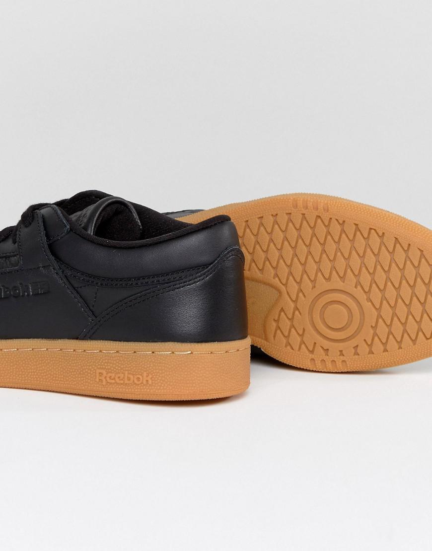 Reebok Leather Club Workout Gum Sole 