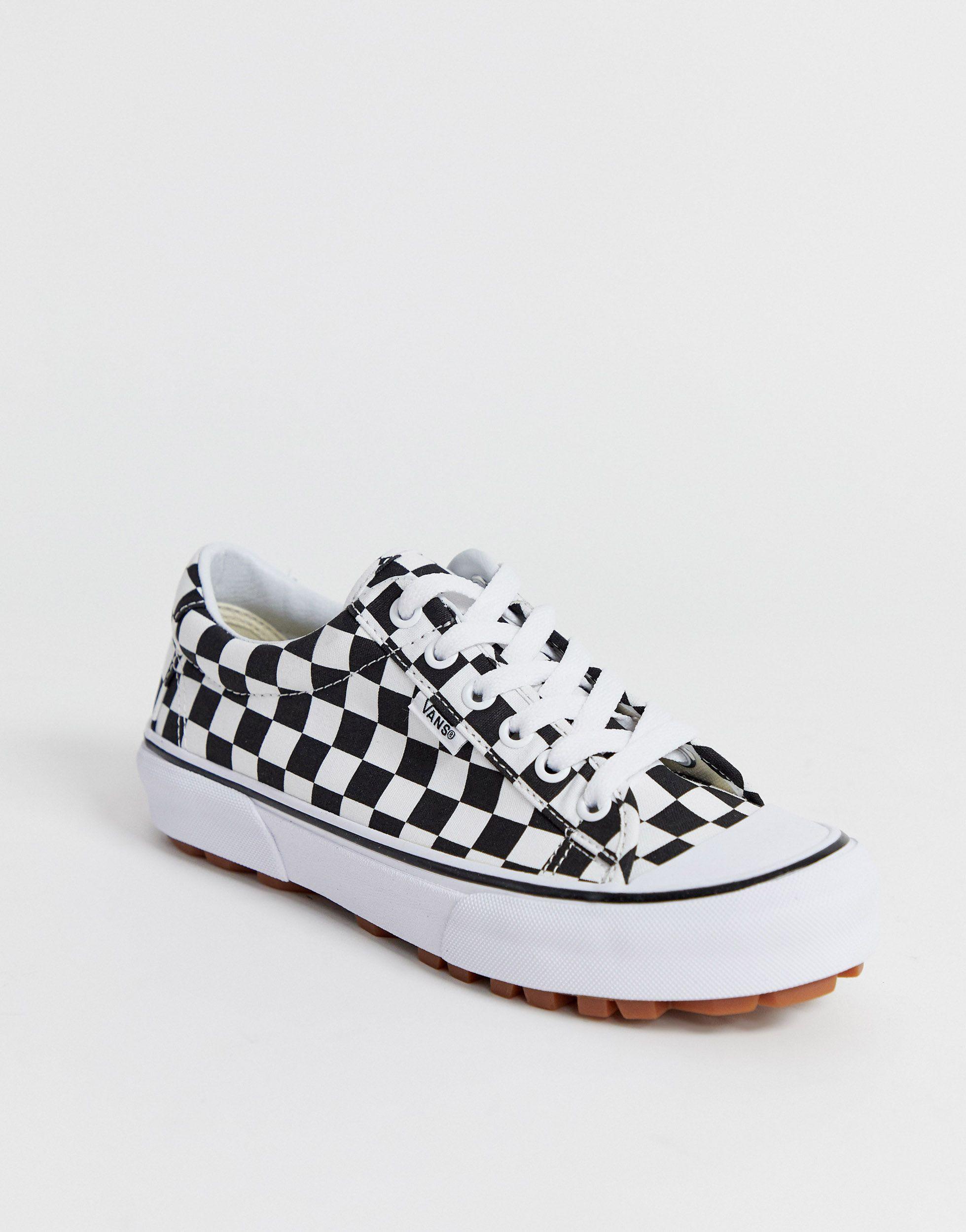 Vans Rubber Style 29 - Geruite Sneakers Met Dikke Zool - Lyst