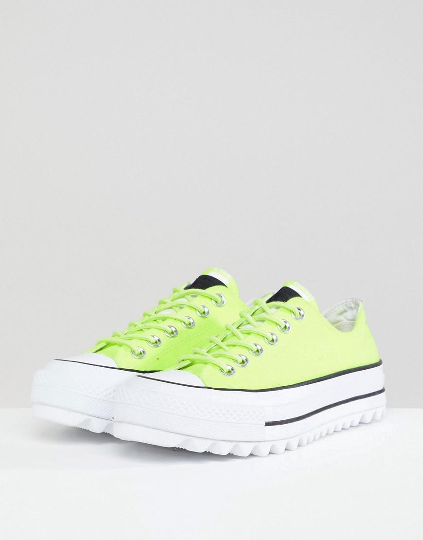 converse platform green