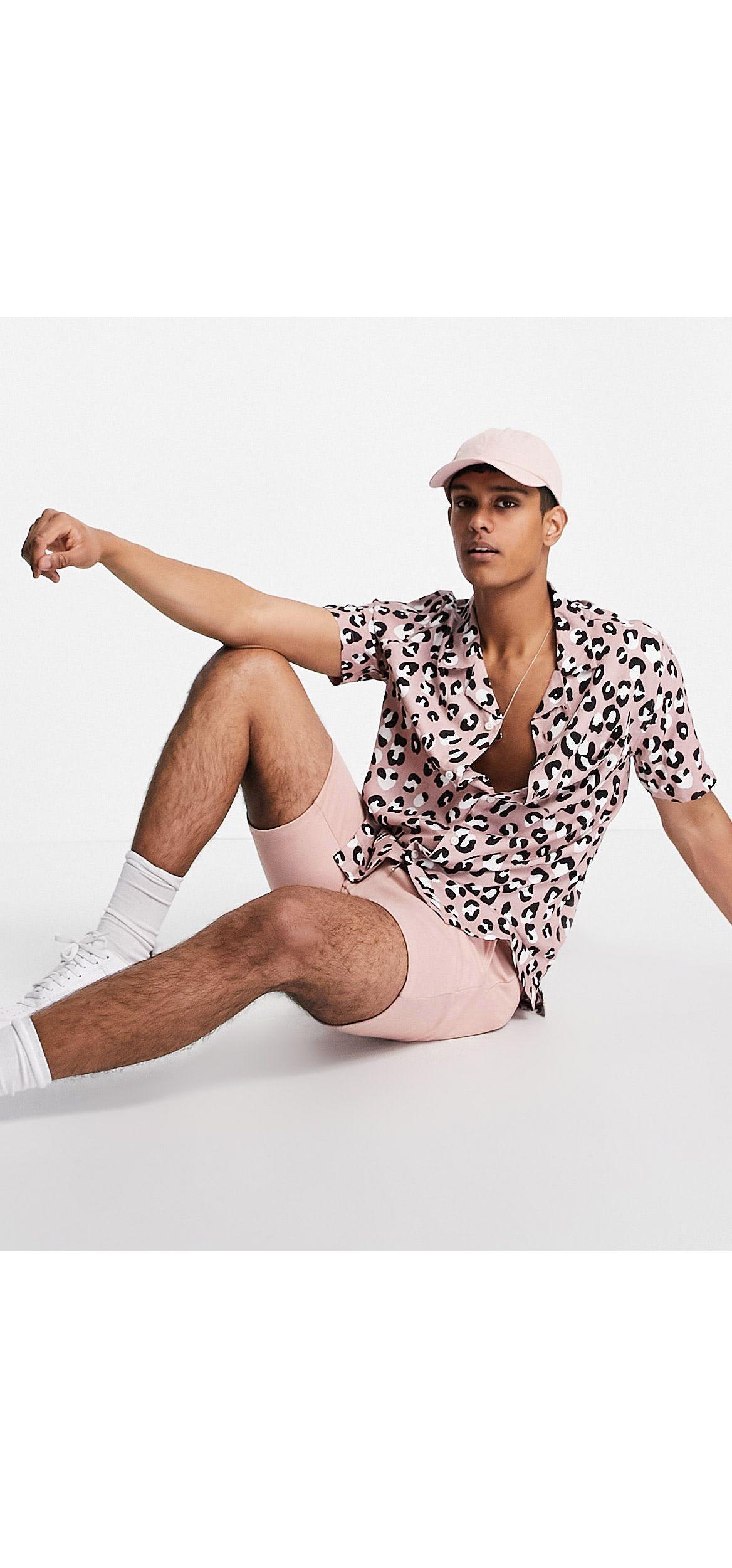 TOPMAN – hemd mit tiermuster in Pink für Herren | Lyst DE