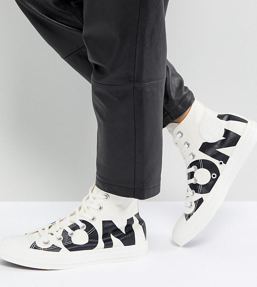 Converse Chuck Taylor All Star Hi Trainers With Large Logo | Lyst