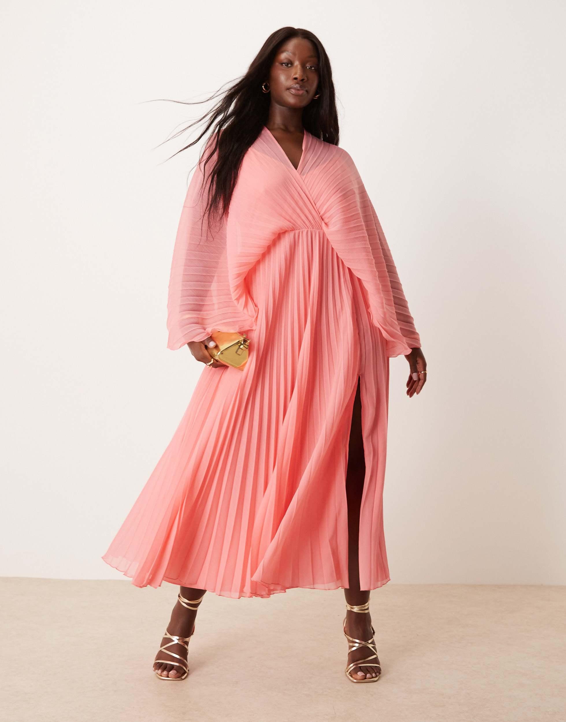 kira maxi dress line & dot Keira Yellow Pin Dot Print Dress