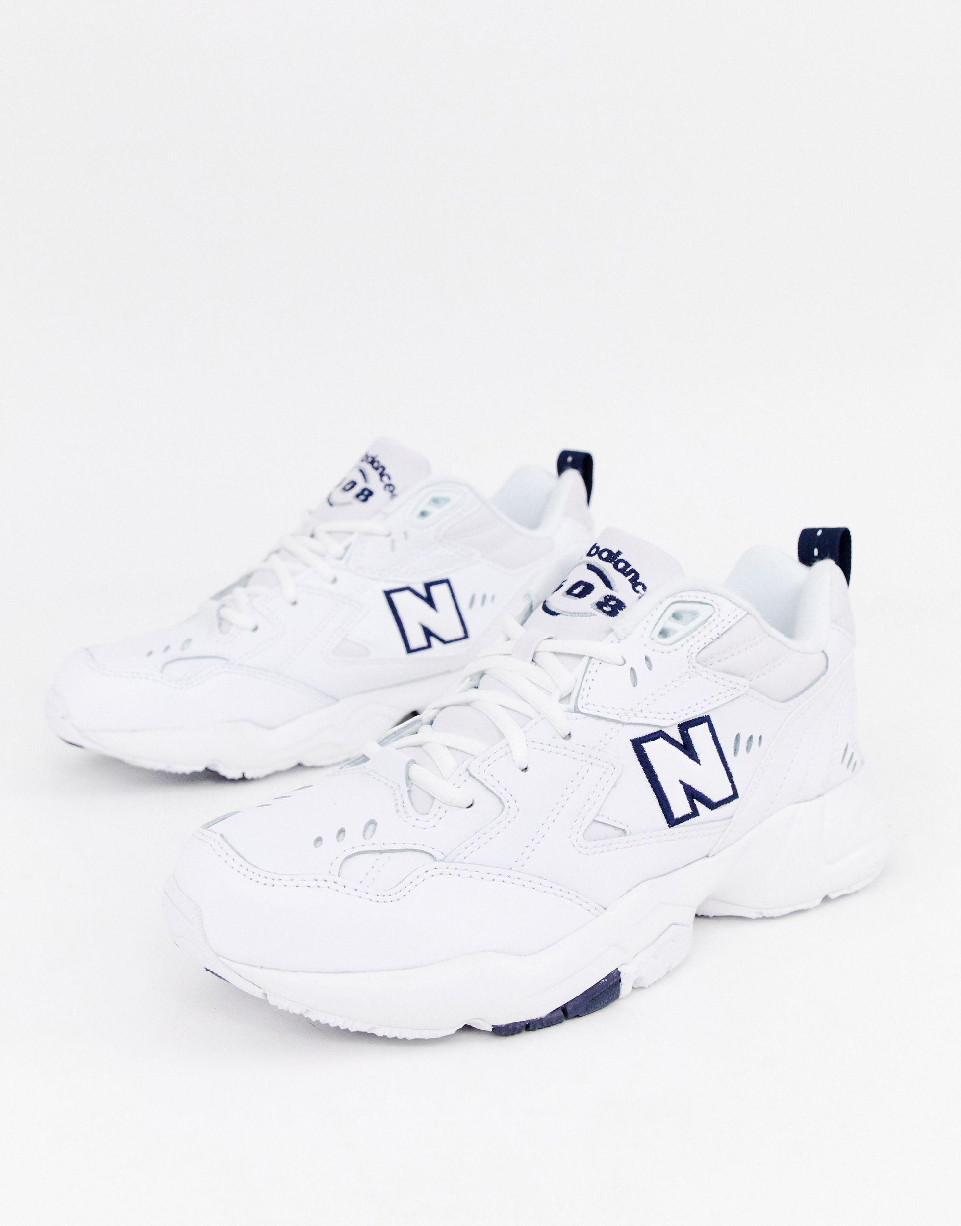 Zapatillas New Balance de Cuero de color Blanco para hombre | Lyst