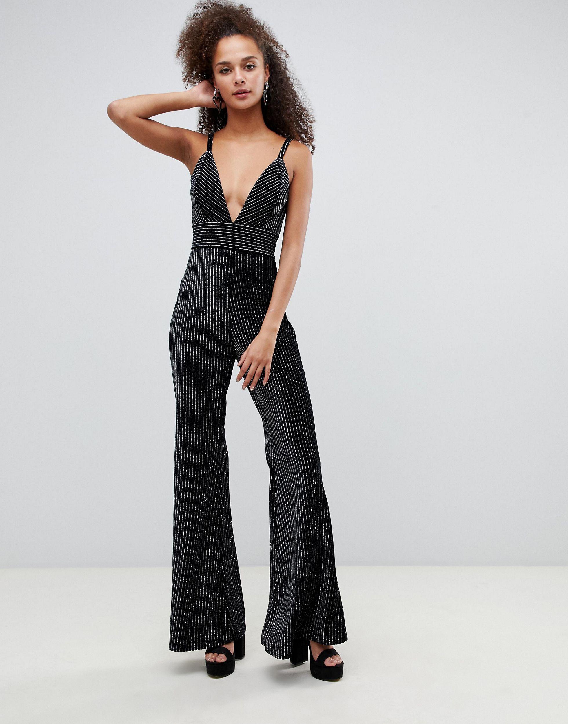 black glitter jumpsuit