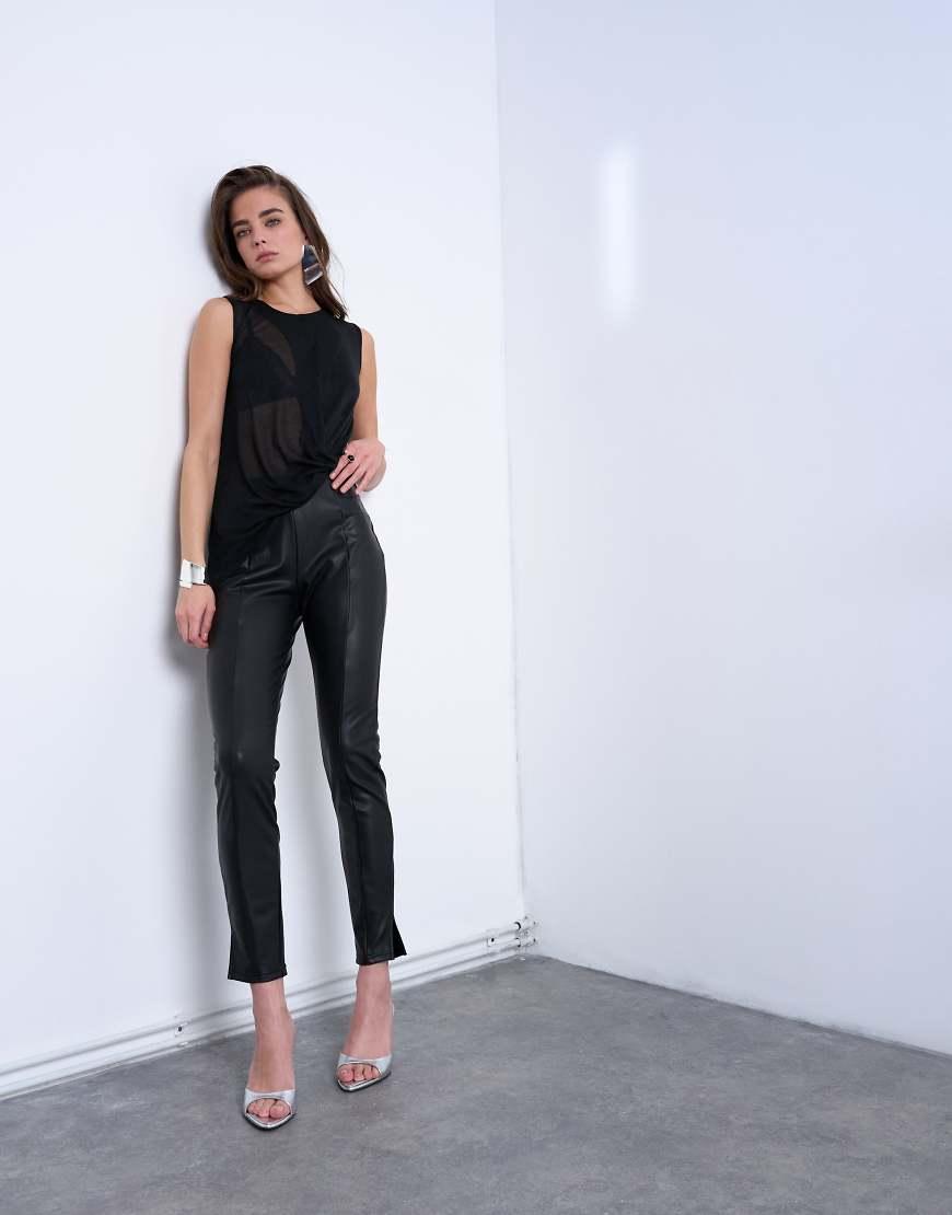 cigarette pants topshop Crop Black Straight Ankle Dress Pants SZ 10 US NEW VM02 Elevate your everyday wardrobe with the Vince High Waist Cigarette Pant Topshop + Cigarette Suit Pants
