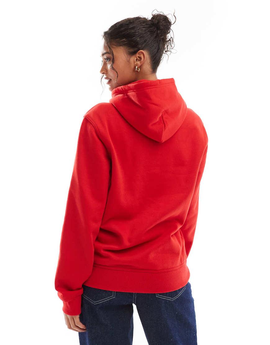 Champion Legacy Unisex Center Logo Hoodie in Red Lyst UK